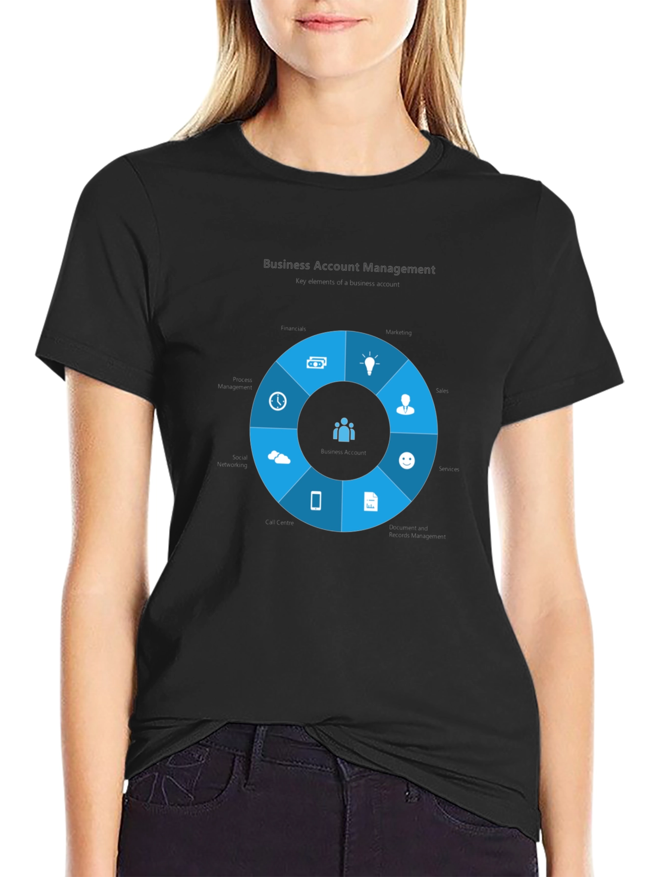Business Account Management Graphic Tee