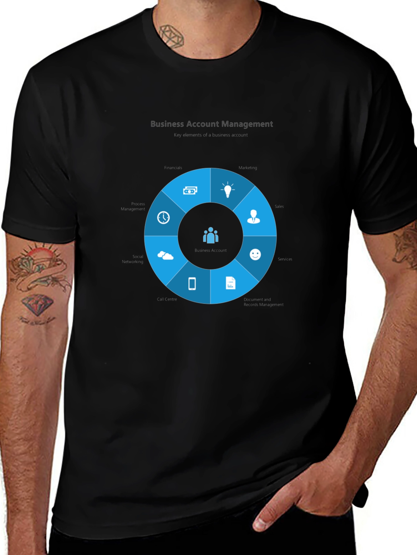 Business Account Management Graphic Tee