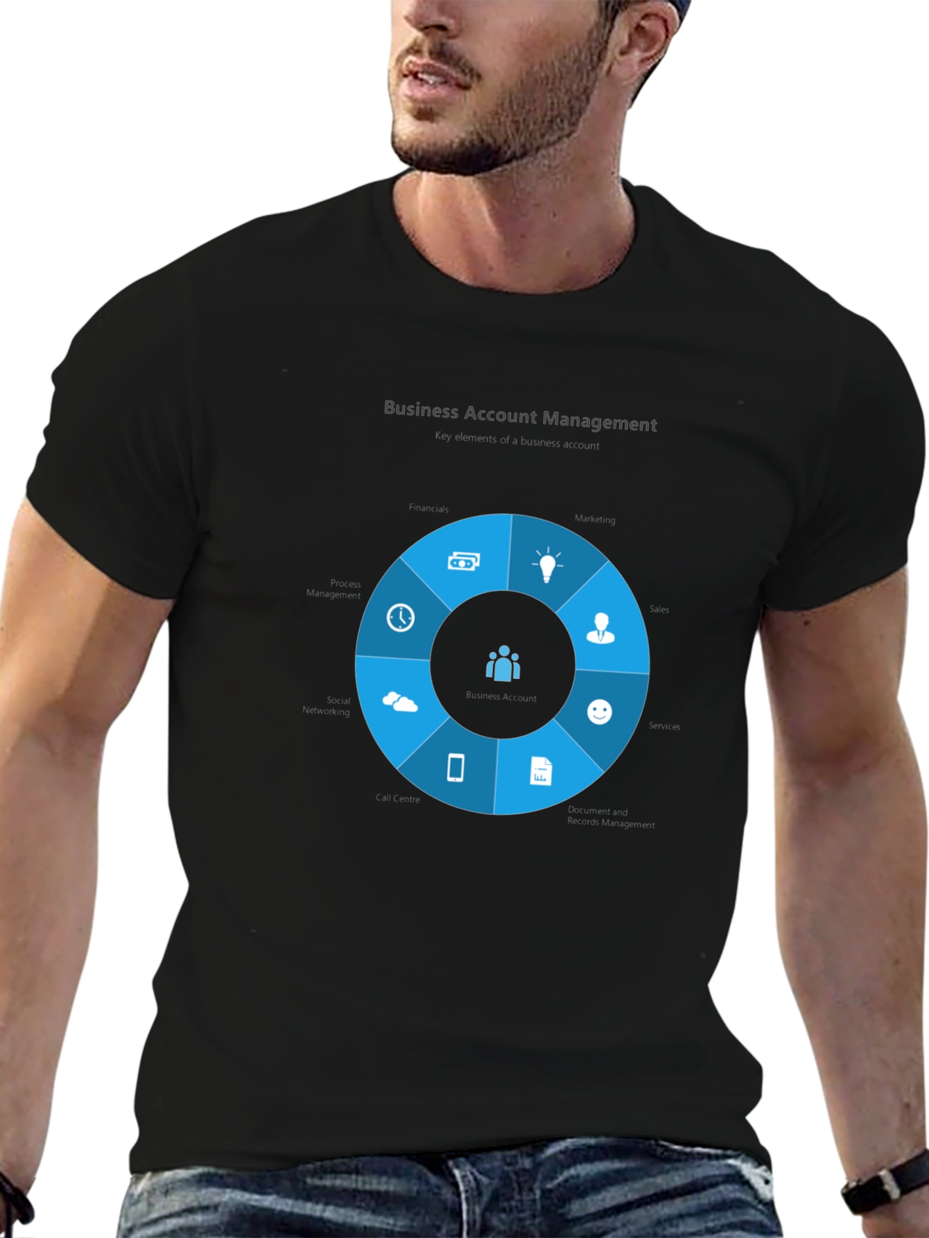 Business Account Management Graphic Tee