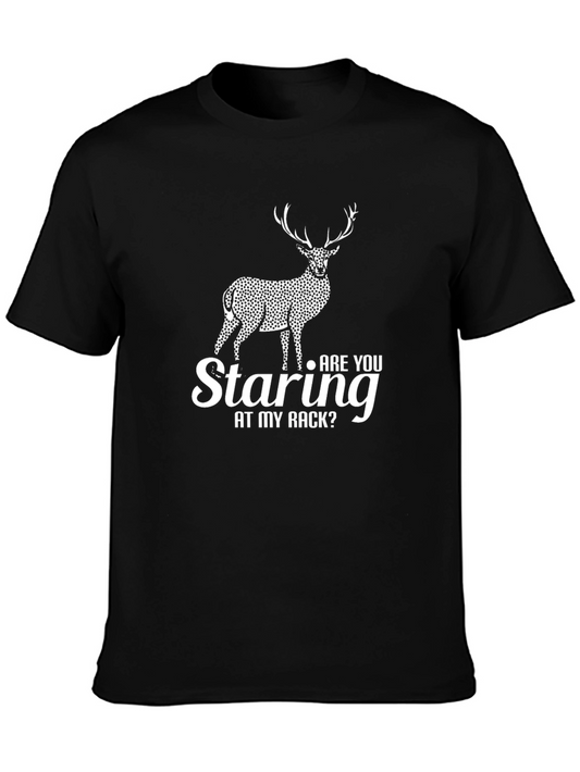 Staring at My Rack Deer Graphic Tee