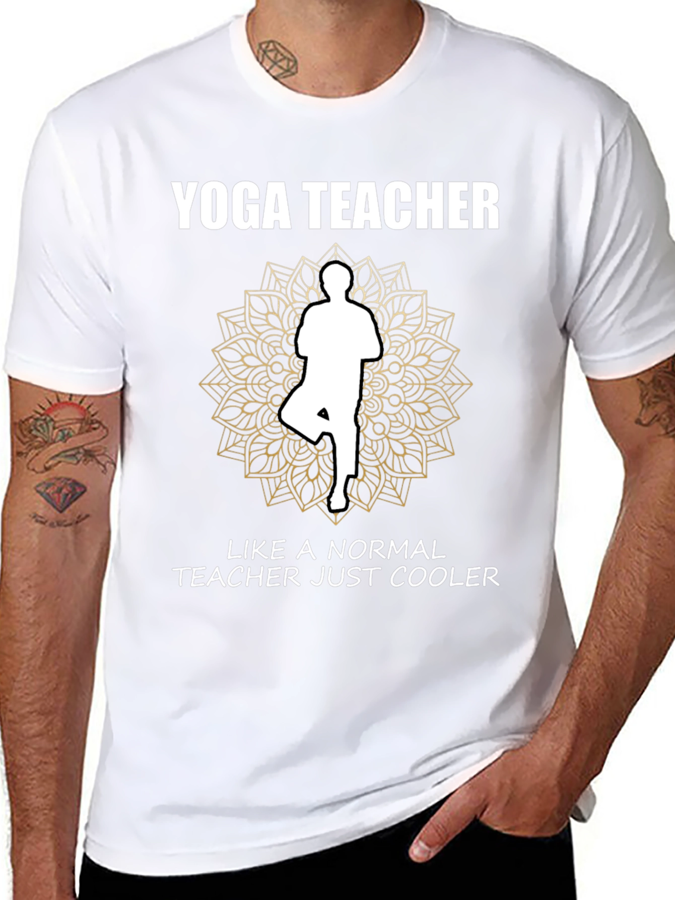 Yoga Teacher T-Shirt - Cool Teacher Gift