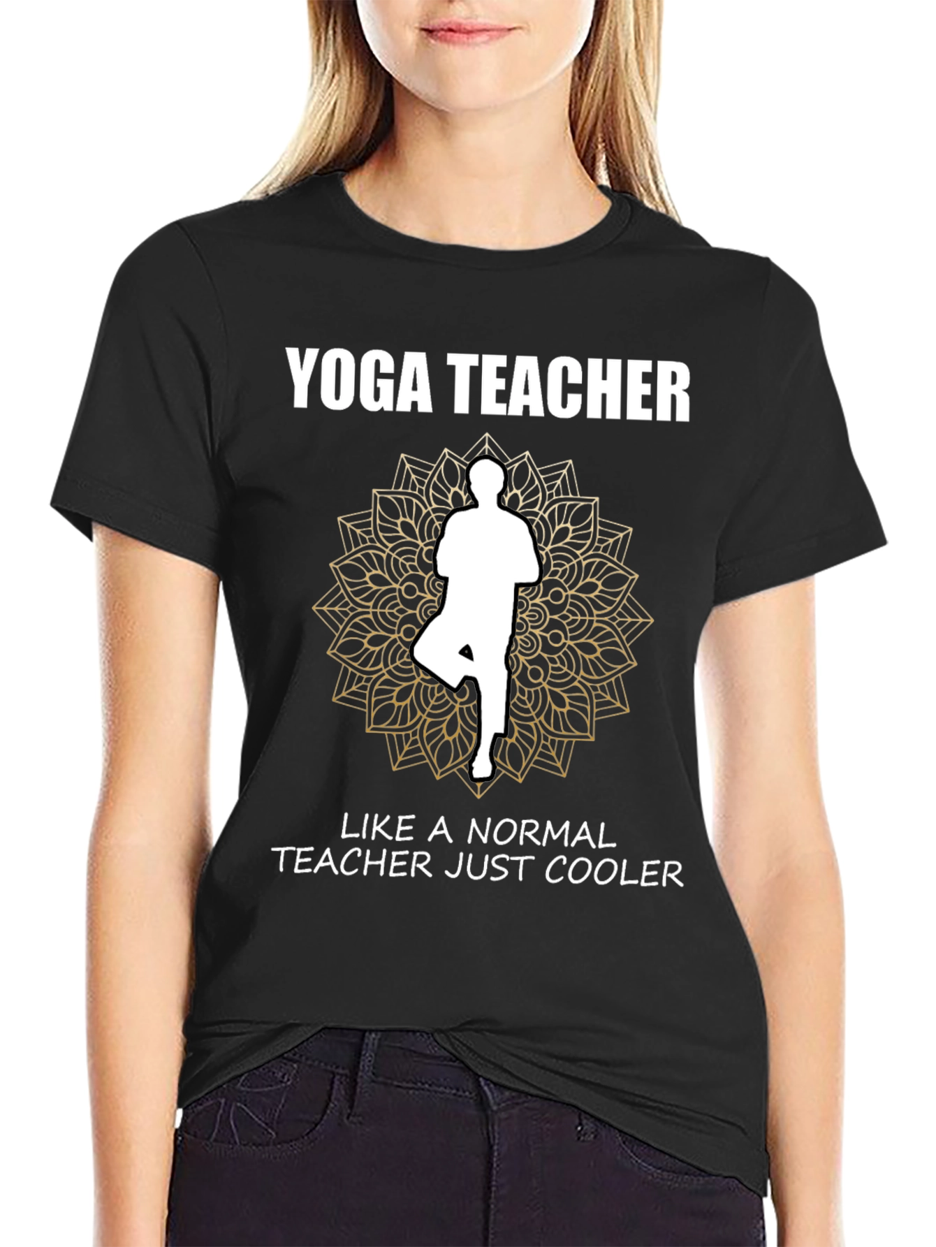 Yoga Teacher T-Shirt - Cool Teacher Gift