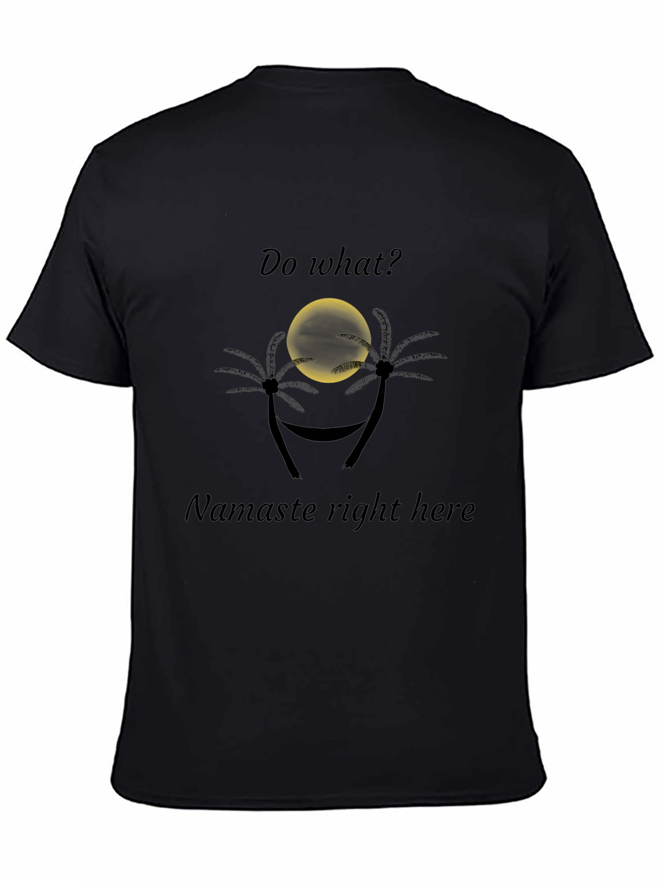 Namaste Right Here Graphic Tee - Relaxed Fit