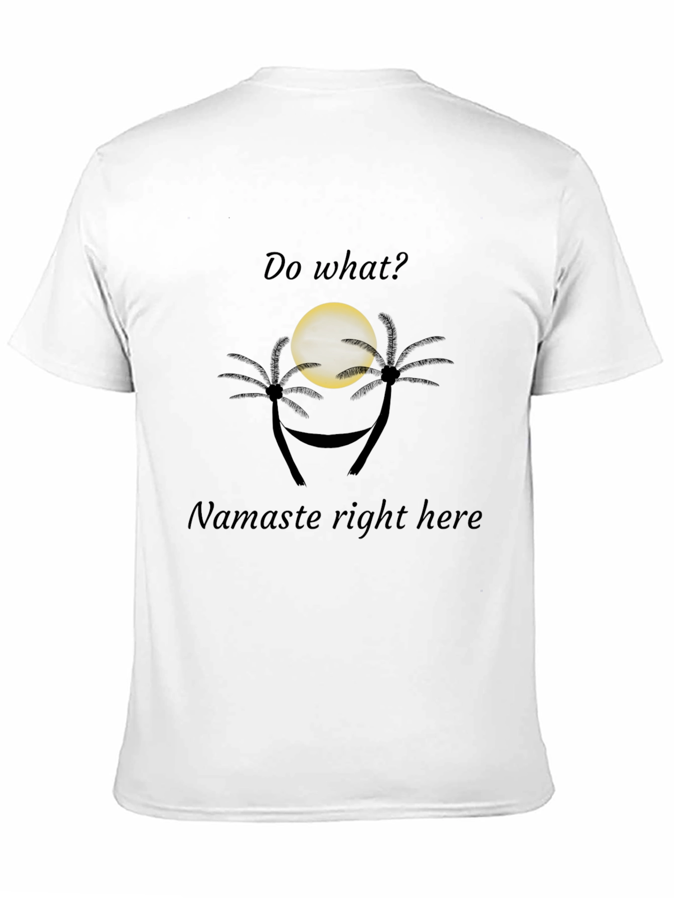 Namaste Right Here Graphic Tee - Relaxed Fit
