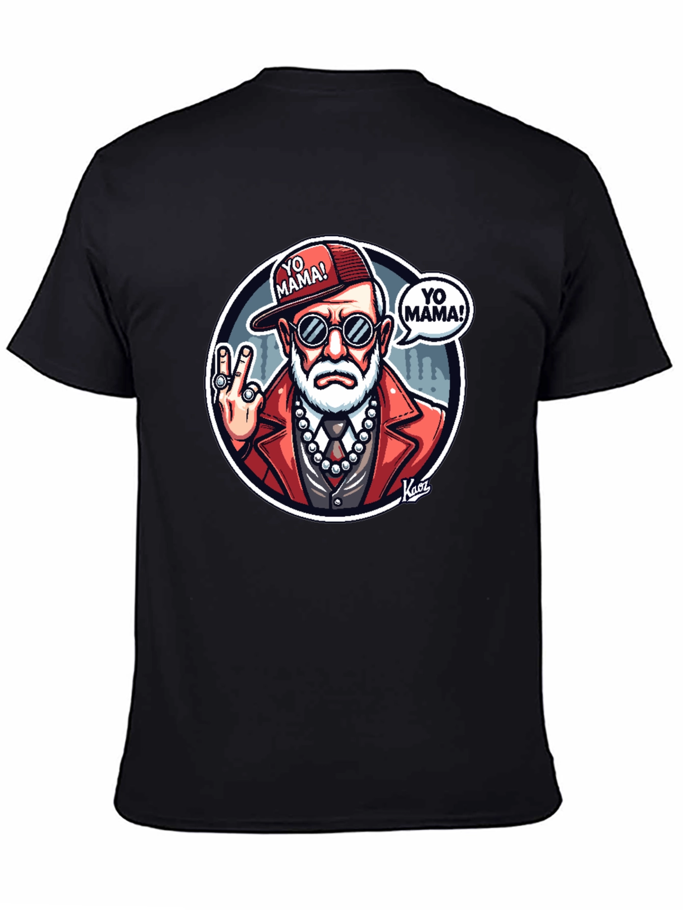 Yo Mama Cartoon Graphic T-Shirt