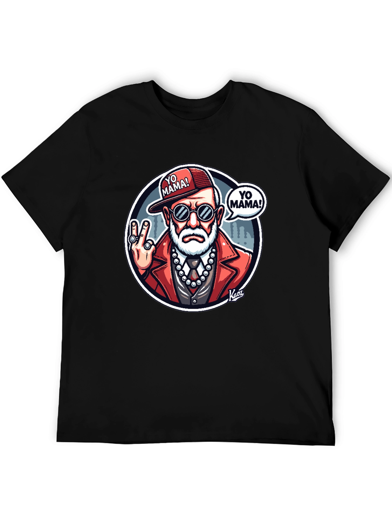 Yo Mama Cartoon Graphic T-Shirt