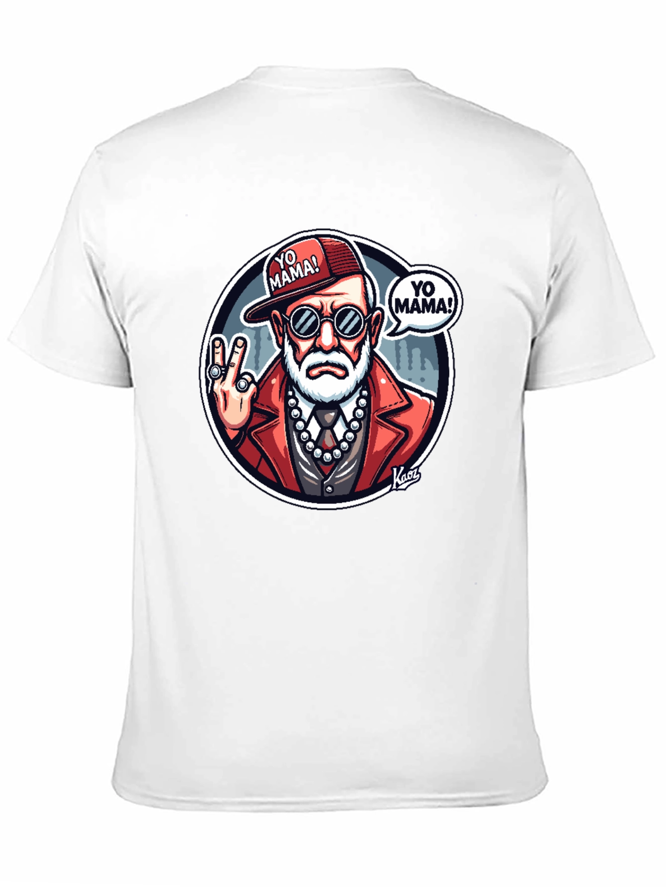 Yo Mama Cartoon Graphic T-Shirt