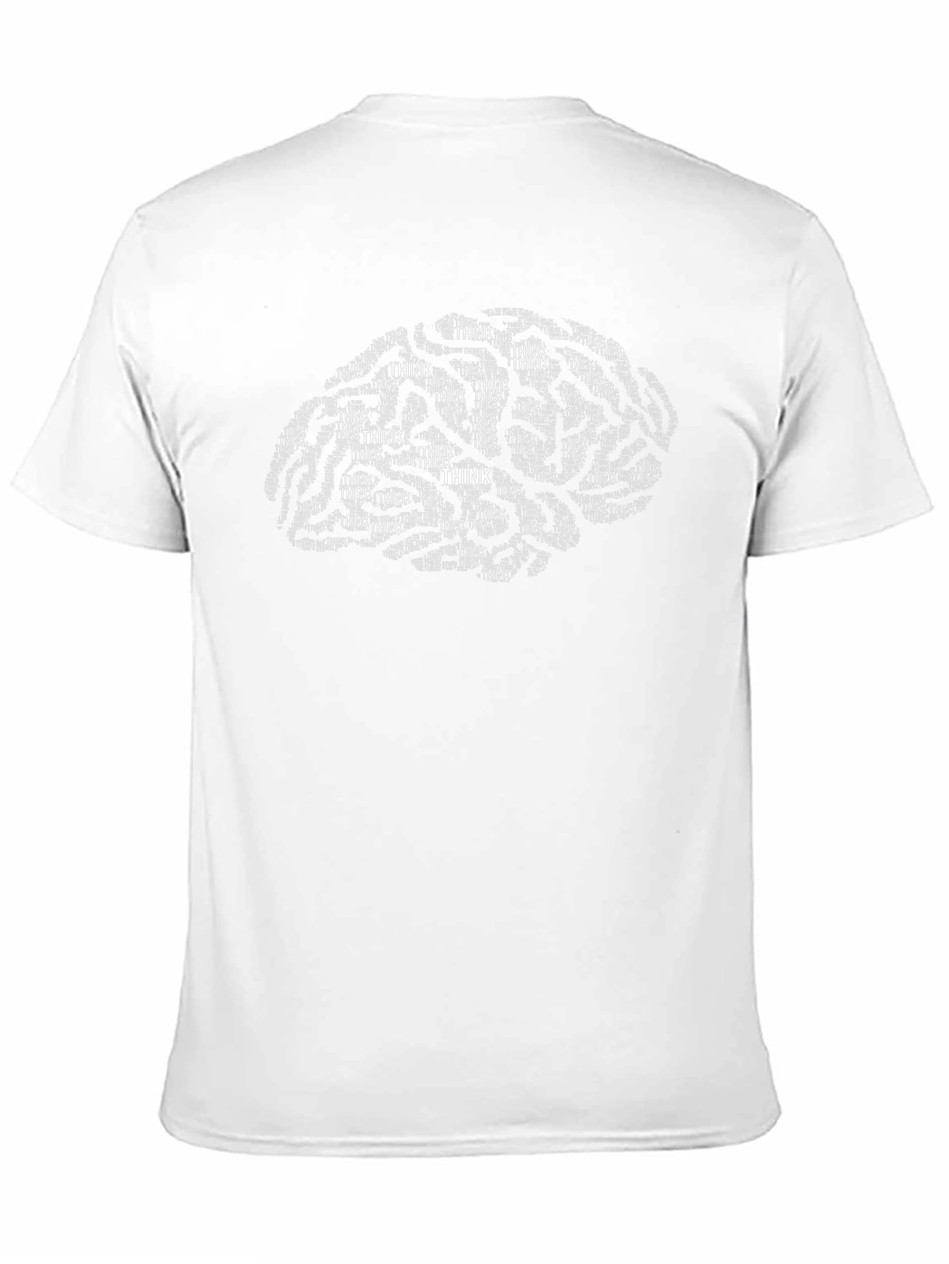 Think Brain Graphic Black T-Shirt