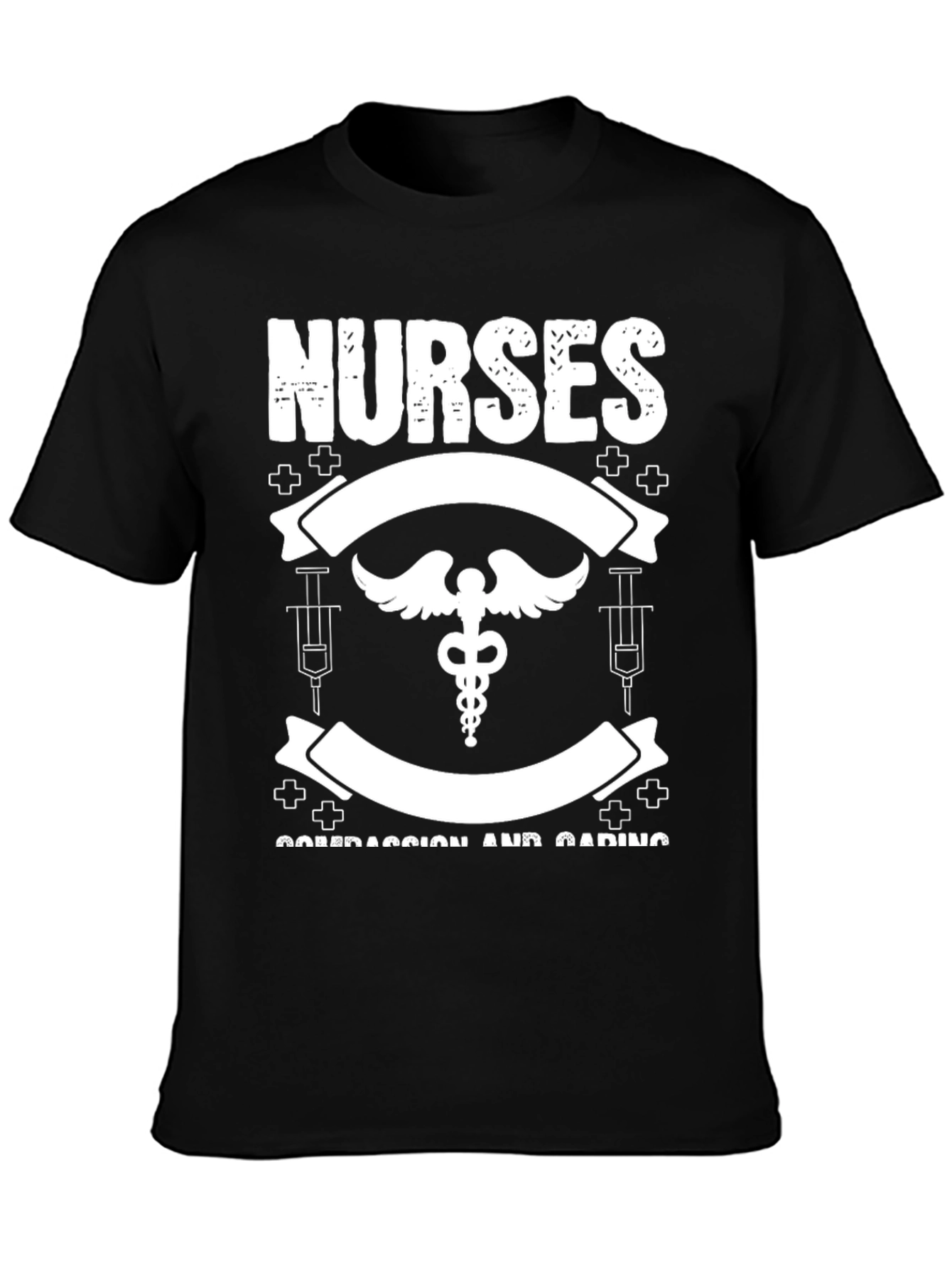 Nurses Compassion and Caring Graphic T-Shirt