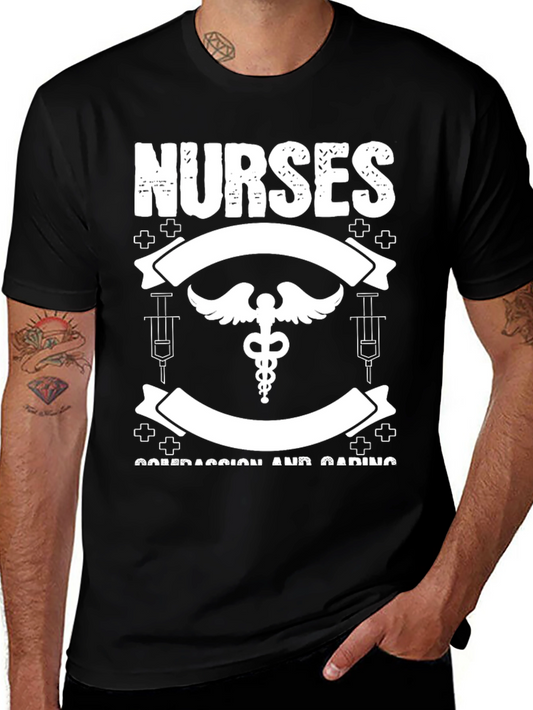 Nurses Compassion and Caring Graphic T-Shirt