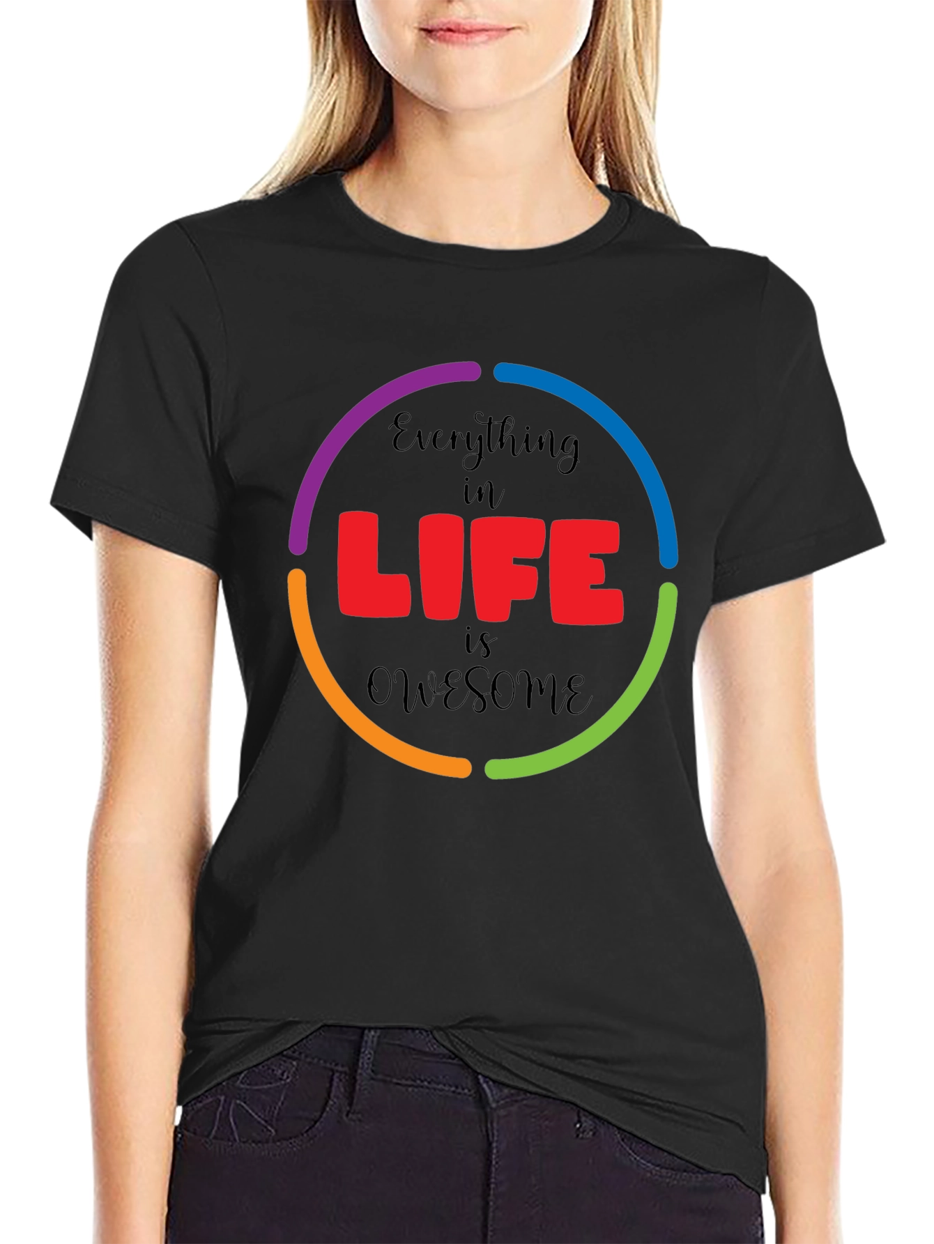 Everything in Life is Awesome Graphic T-Shirt