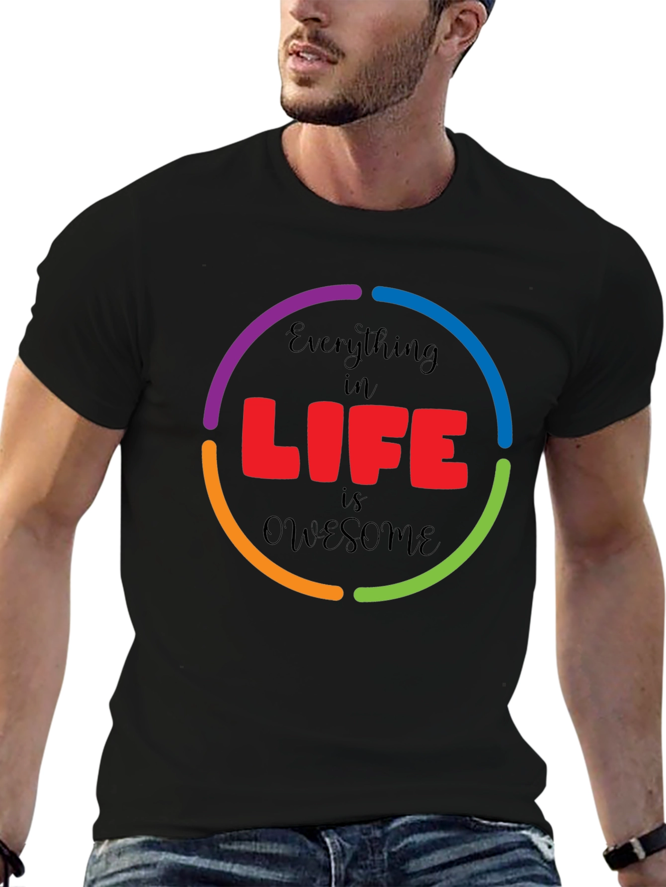 Everything in Life is Awesome Graphic T-Shirt