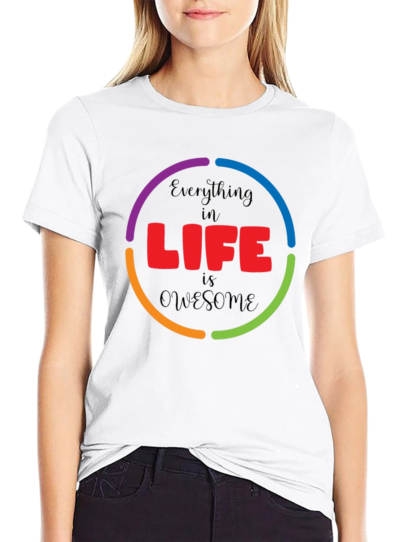 Everything in Life is Awesome Graphic T-Shirt