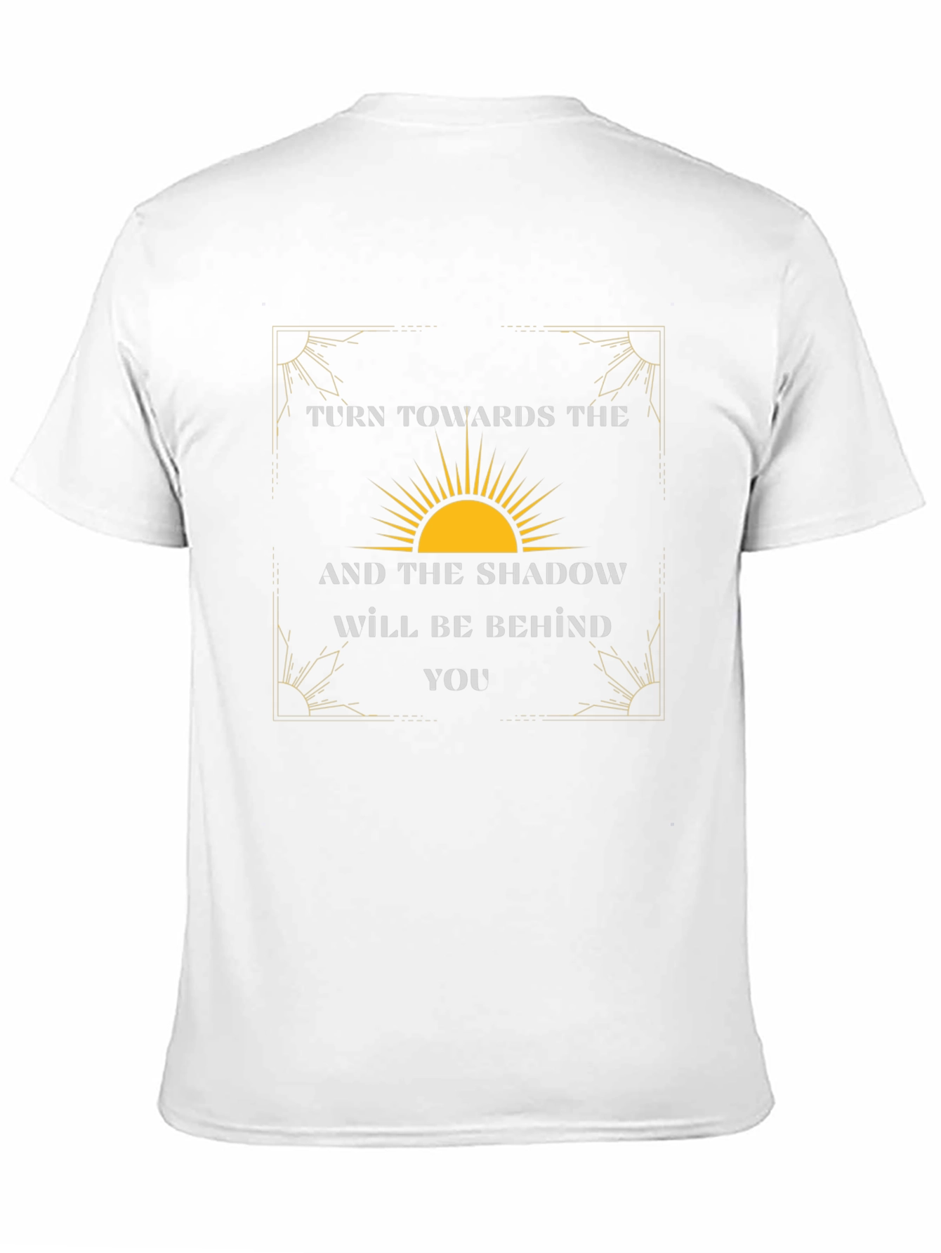 Inspirational Sun Graphic Tee - Follow the Light