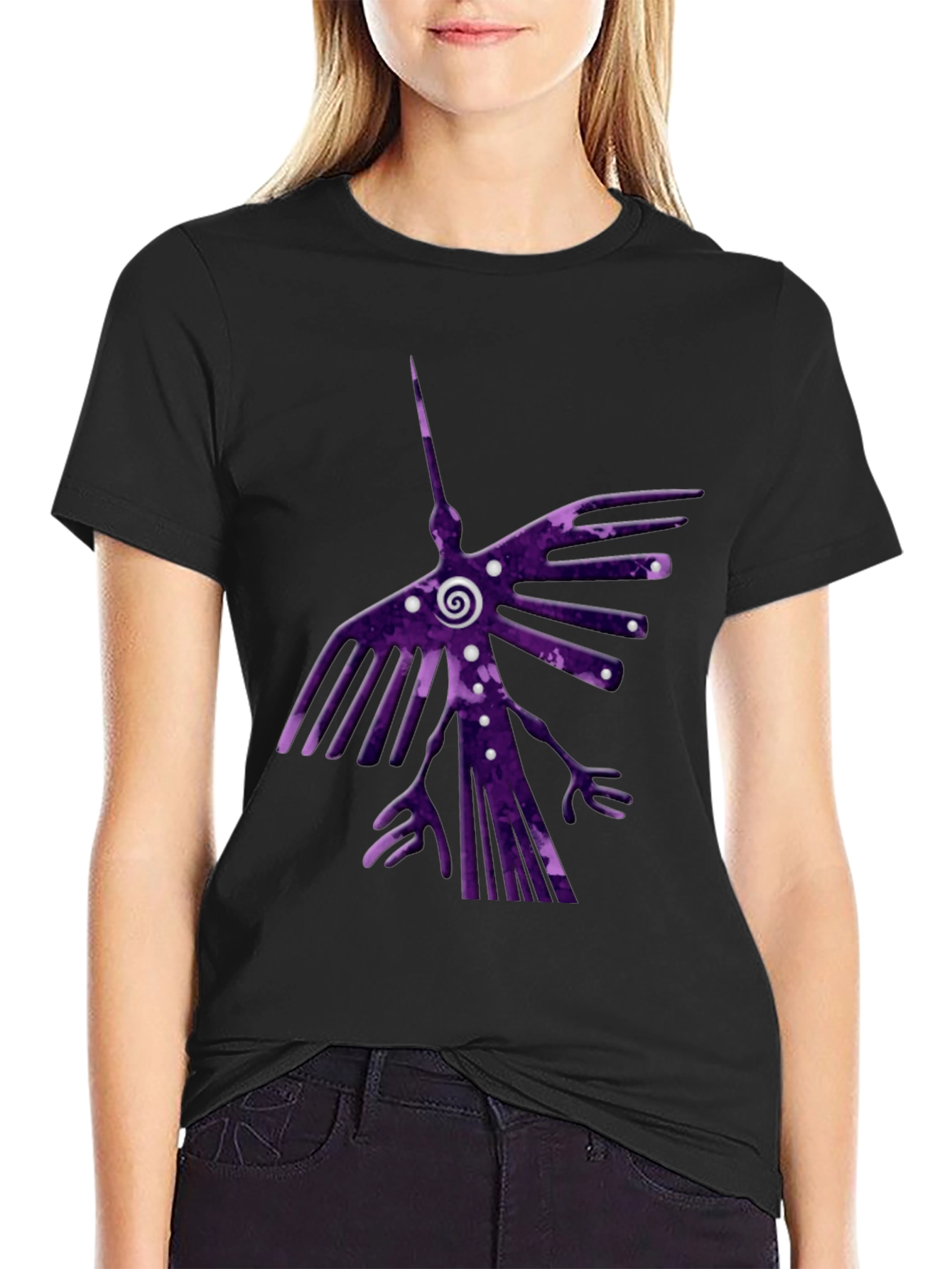 Abstract Bird Graphic Tee