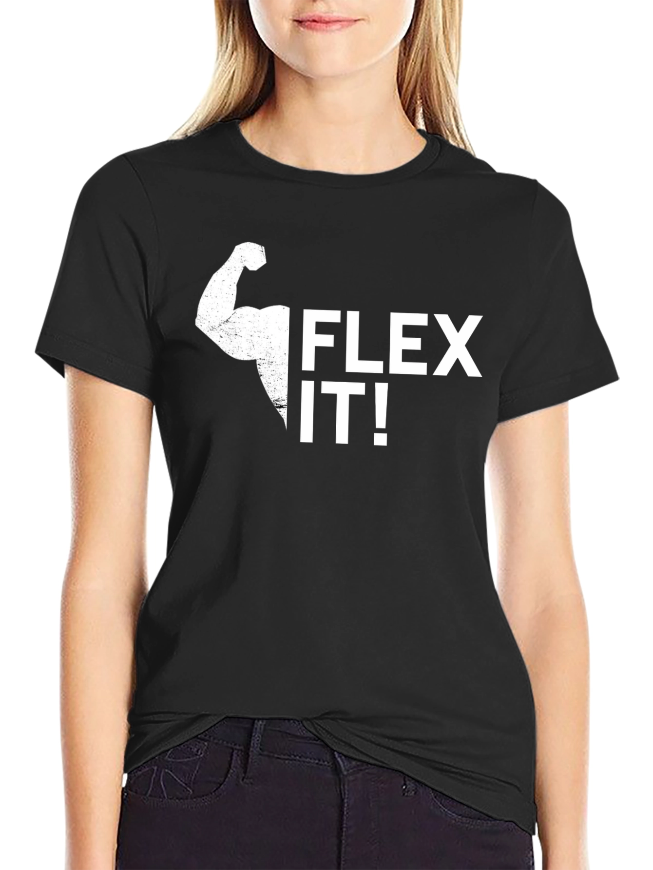 Flex It! Graphic Tee - Gym Workout Shirt