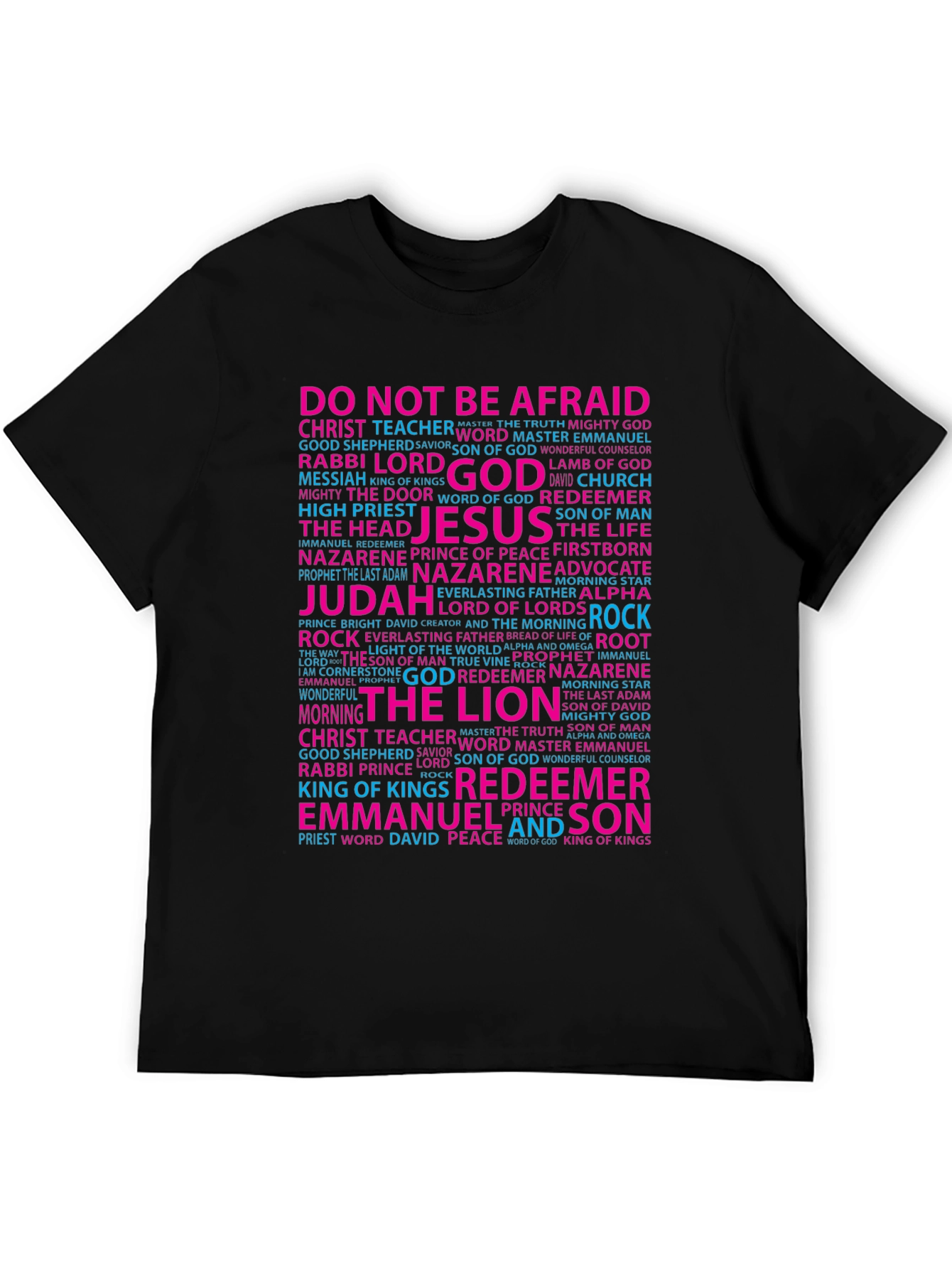 Faith-Inspired Word Art T-Shirt
