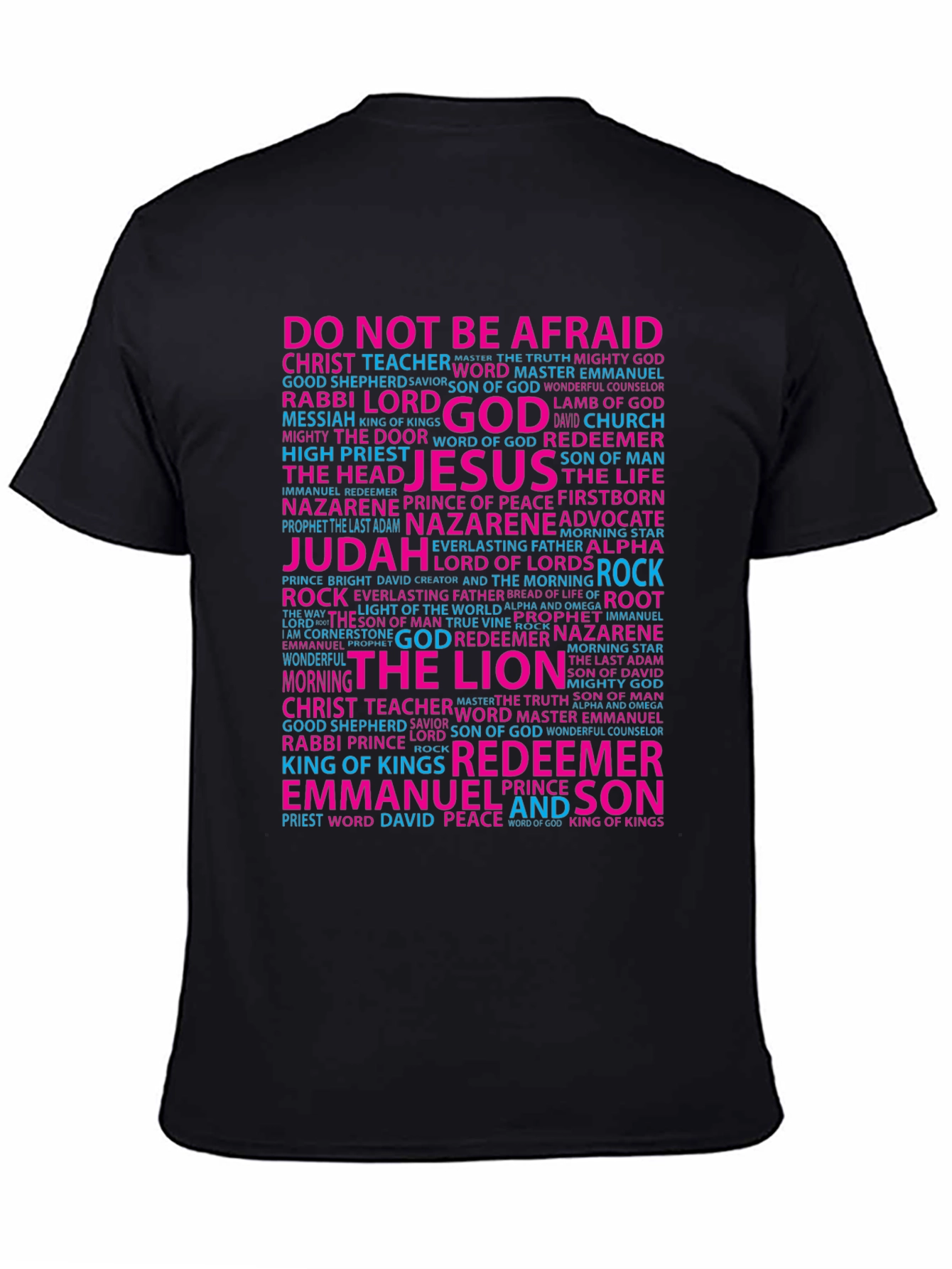 Faith-Inspired Word Art T-Shirt