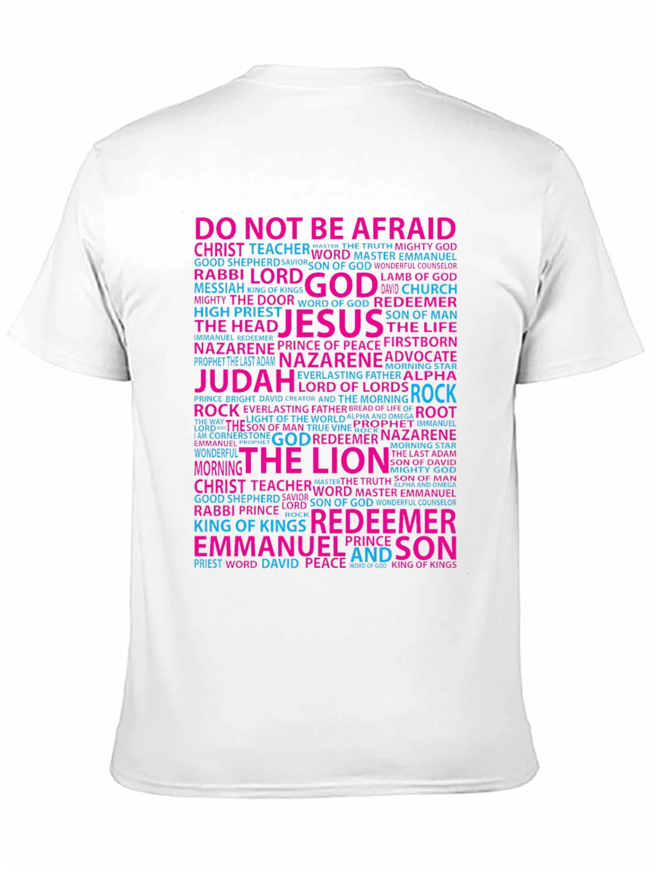Faith-Inspired Word Art T-Shirt