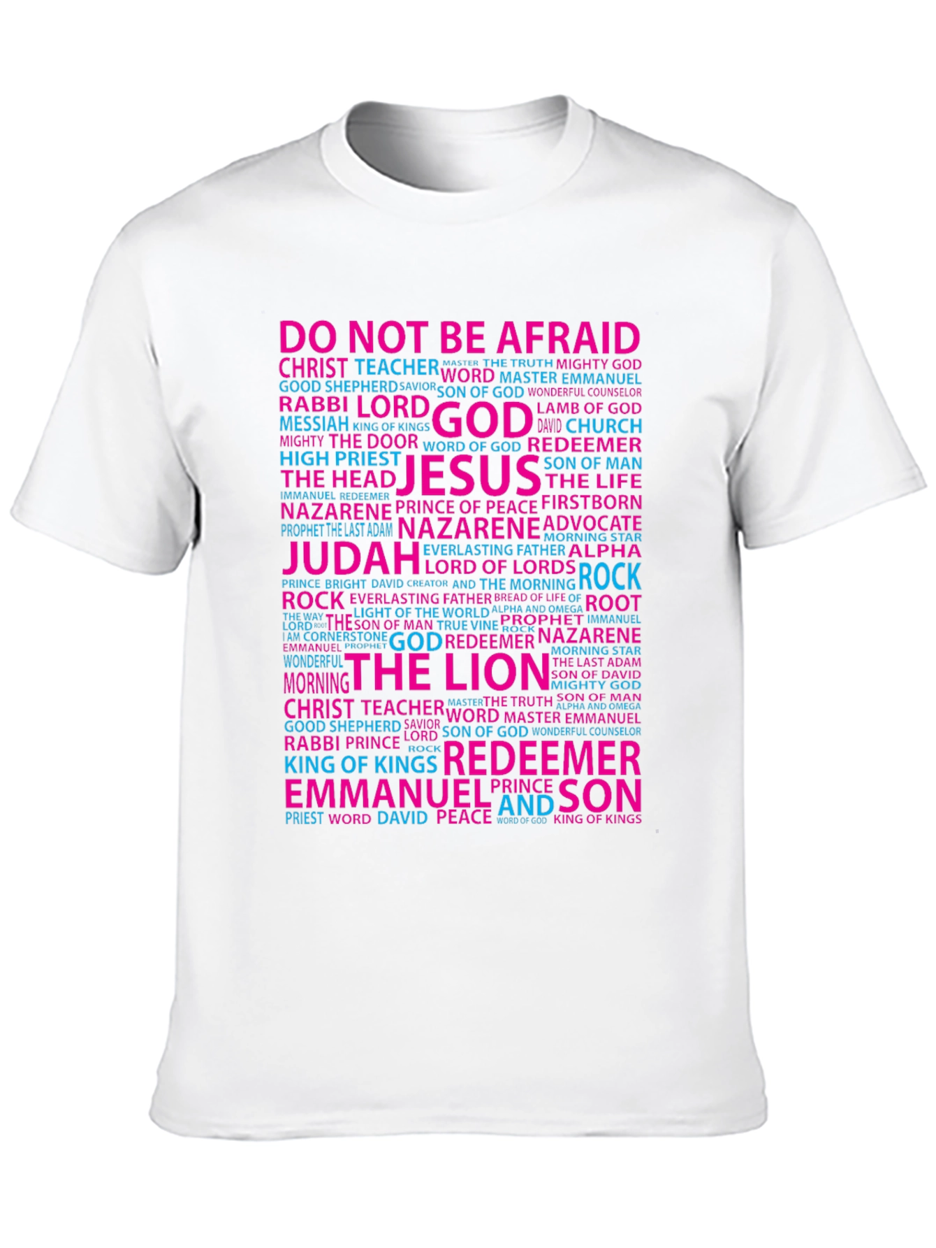 Faith-Inspired Word Art T-Shirt