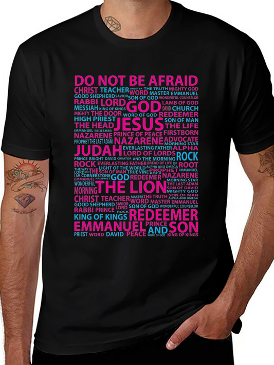 Faith-Inspired Word Art T-Shirt