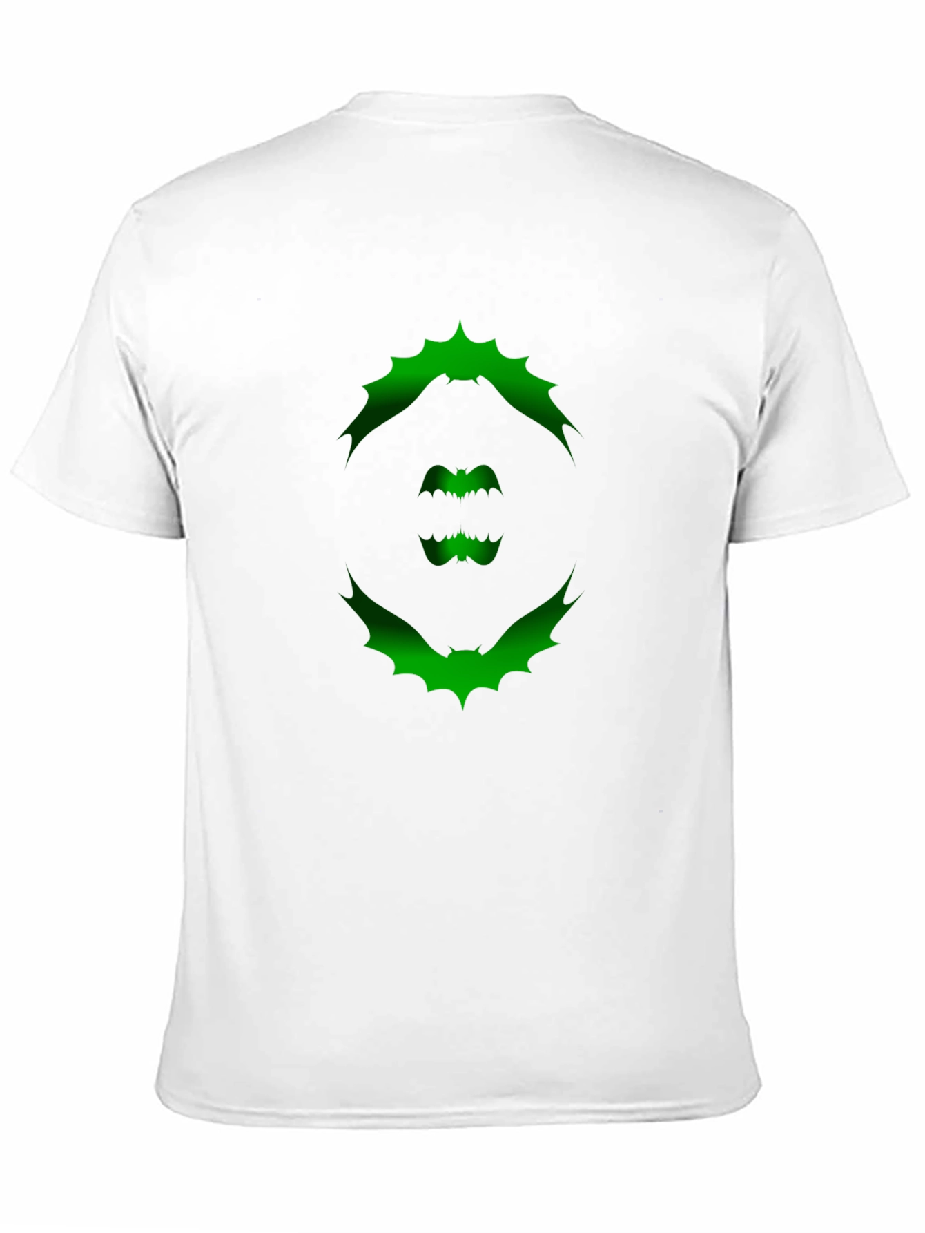 Bat Graphic Print T-Shirt - Unique Halloween Design