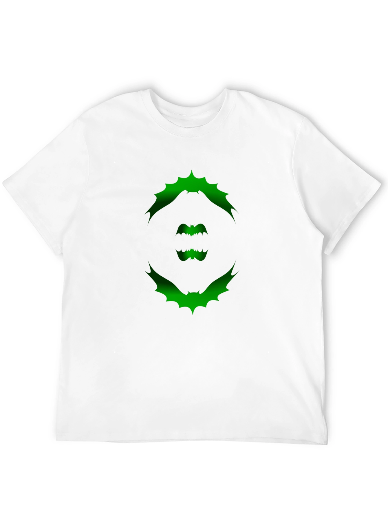 Bat Graphic Print T-Shirt - Unique Halloween Design