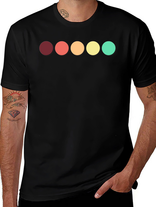 Retro Circle Graphic T-Shirt
