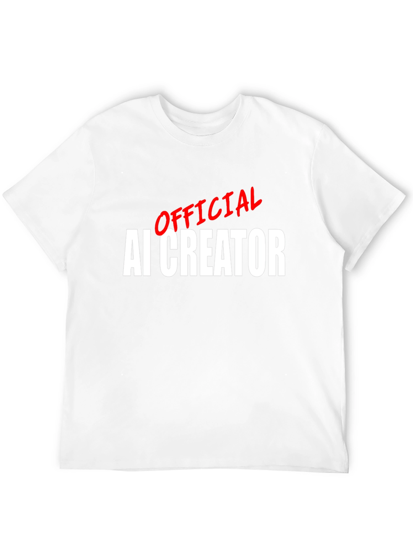 Official AI Creator T-Shirt - Black Bold Design