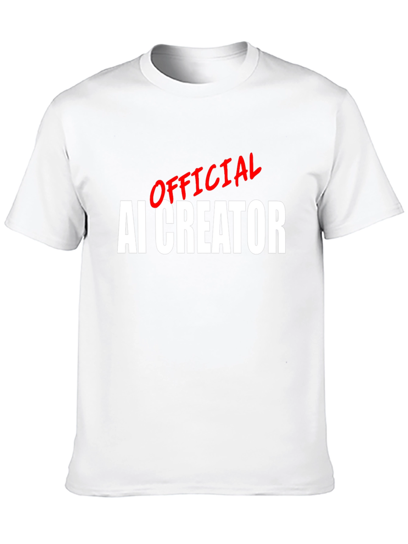 Official AI Creator T-Shirt - Black Bold Design