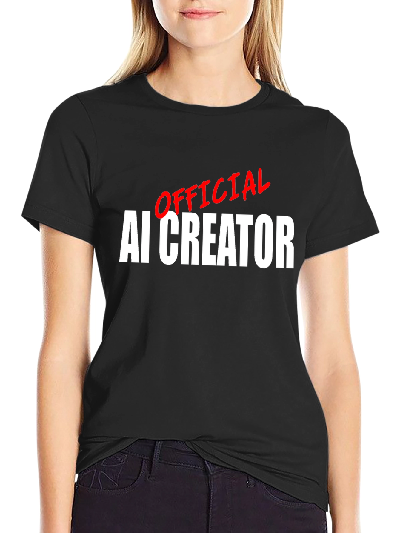 Official AI Creator T-Shirt - Black Bold Design
