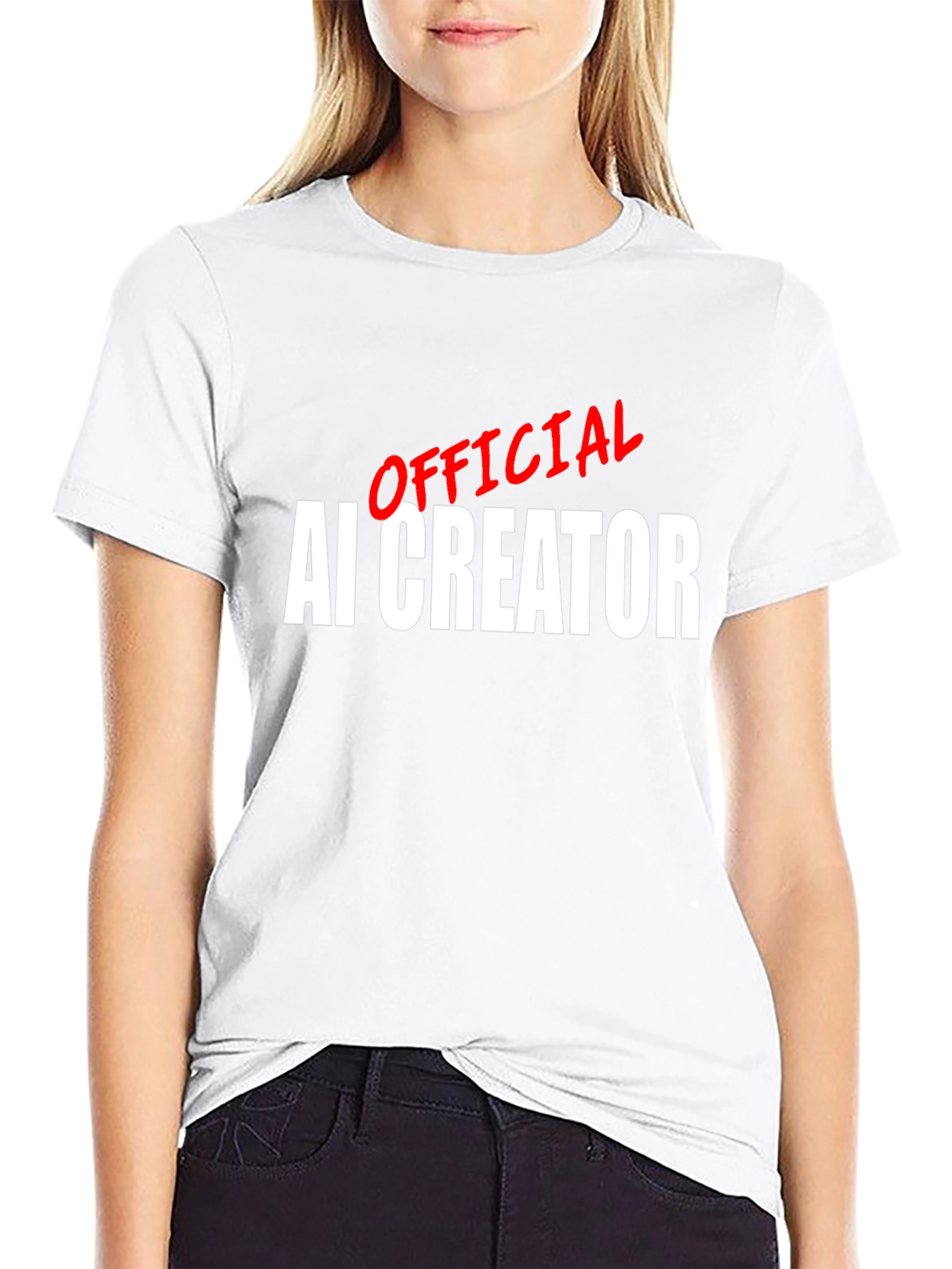 Official AI Creator T-Shirt - Black Bold Design