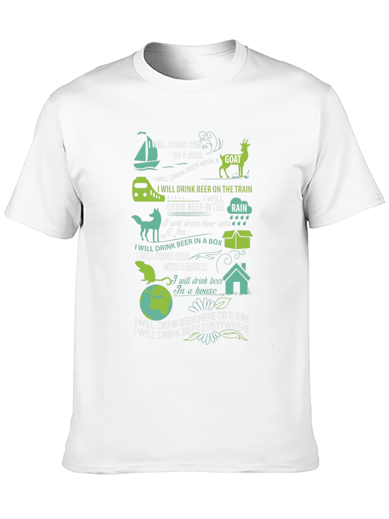 Humorous Beer Lover T-Shirt - Drink Beer Anywhere!