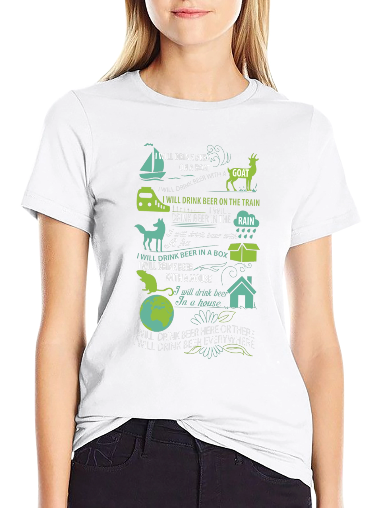 Humorous Beer Lover T-Shirt - Drink Beer Anywhere!
