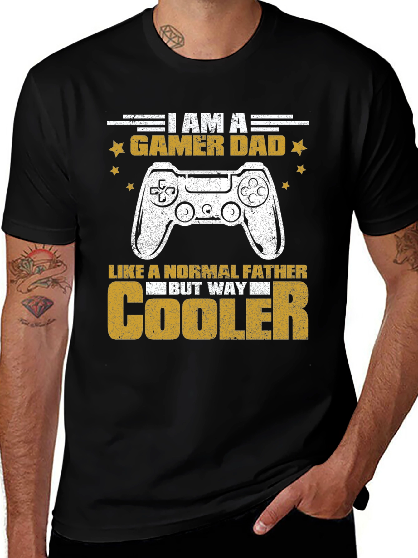 Gamer Dad T-Shirt - Cool Fathers Day Gift