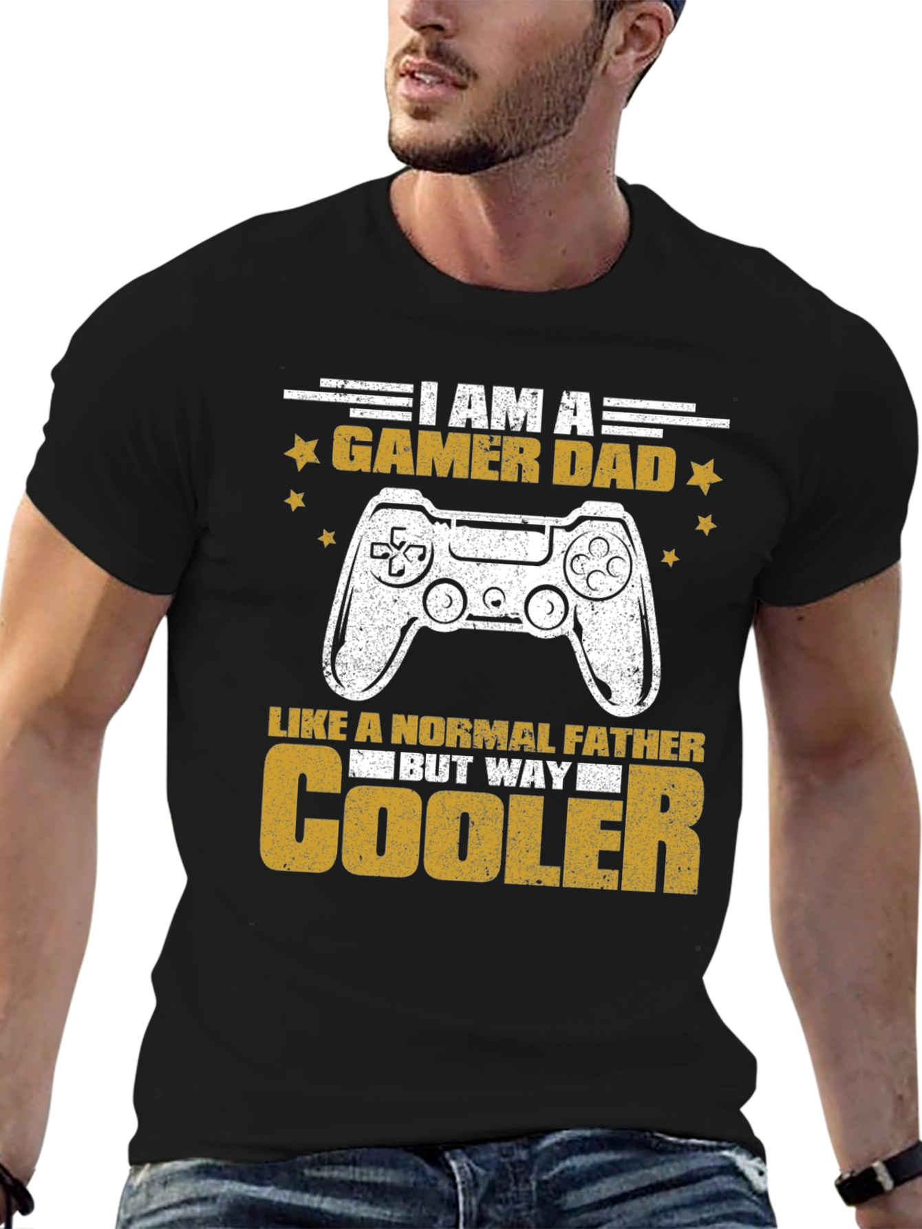 Gamer Dad T-Shirt - Cool Fathers Day Gift