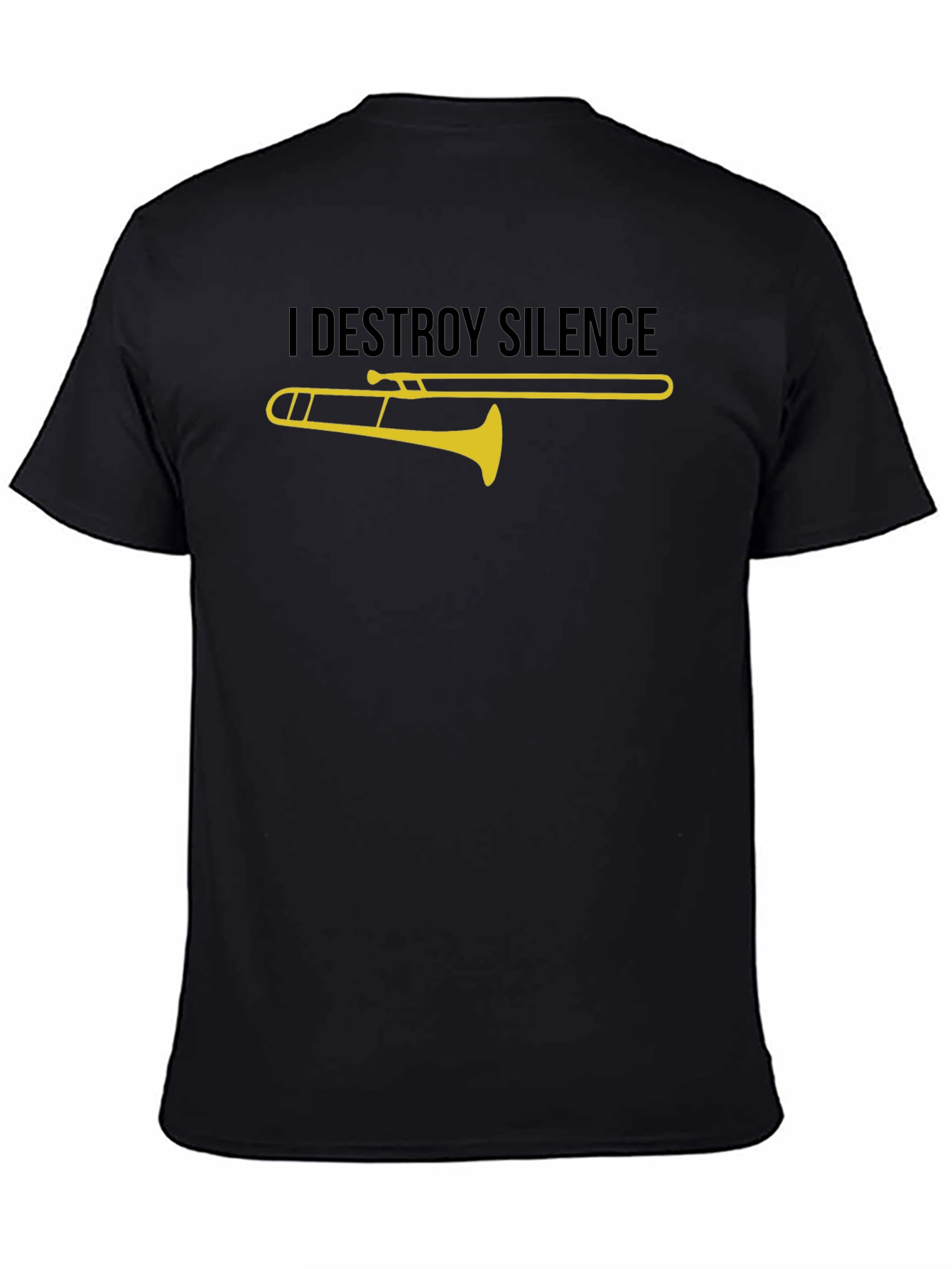 I Destroy Silence Trombone Graphic Tee