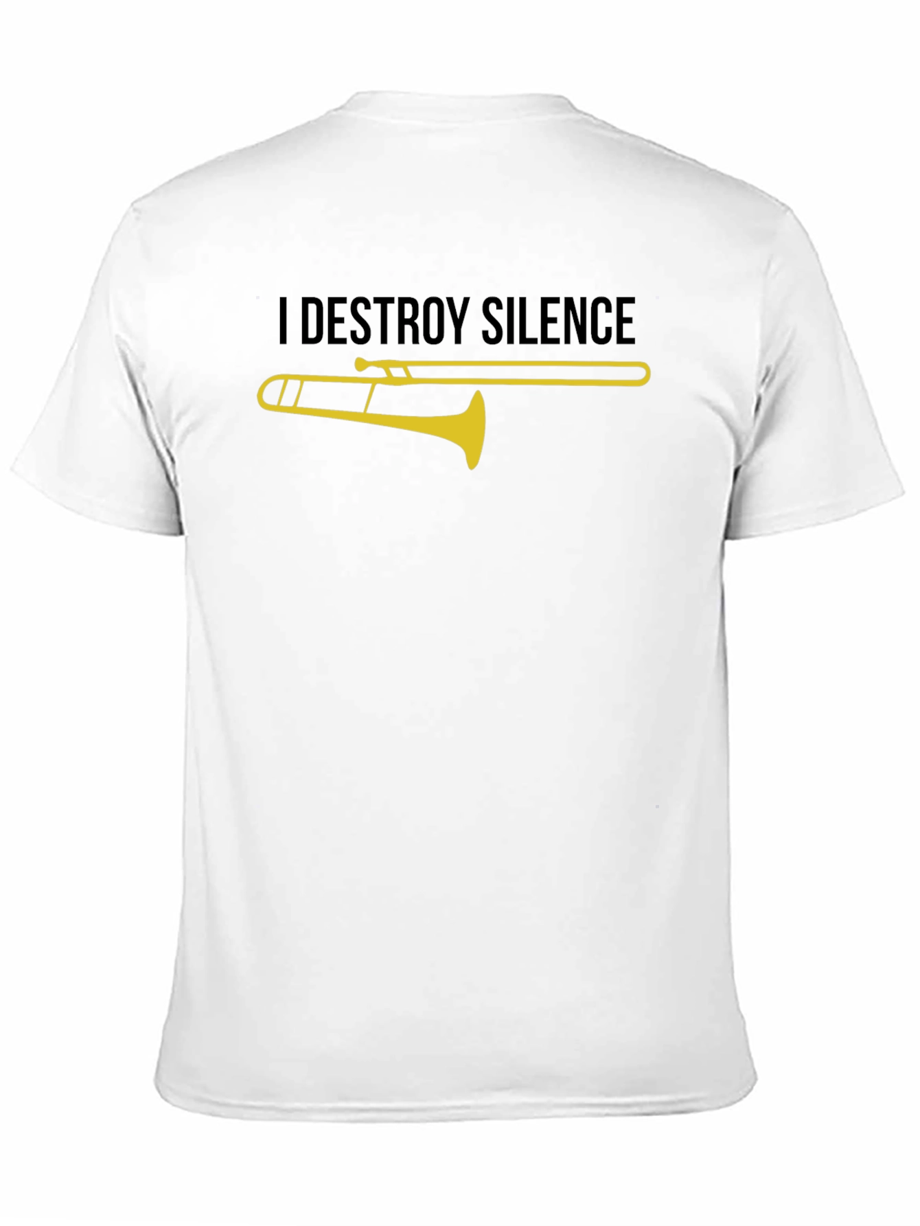 I Destroy Silence Trombone Graphic Tee