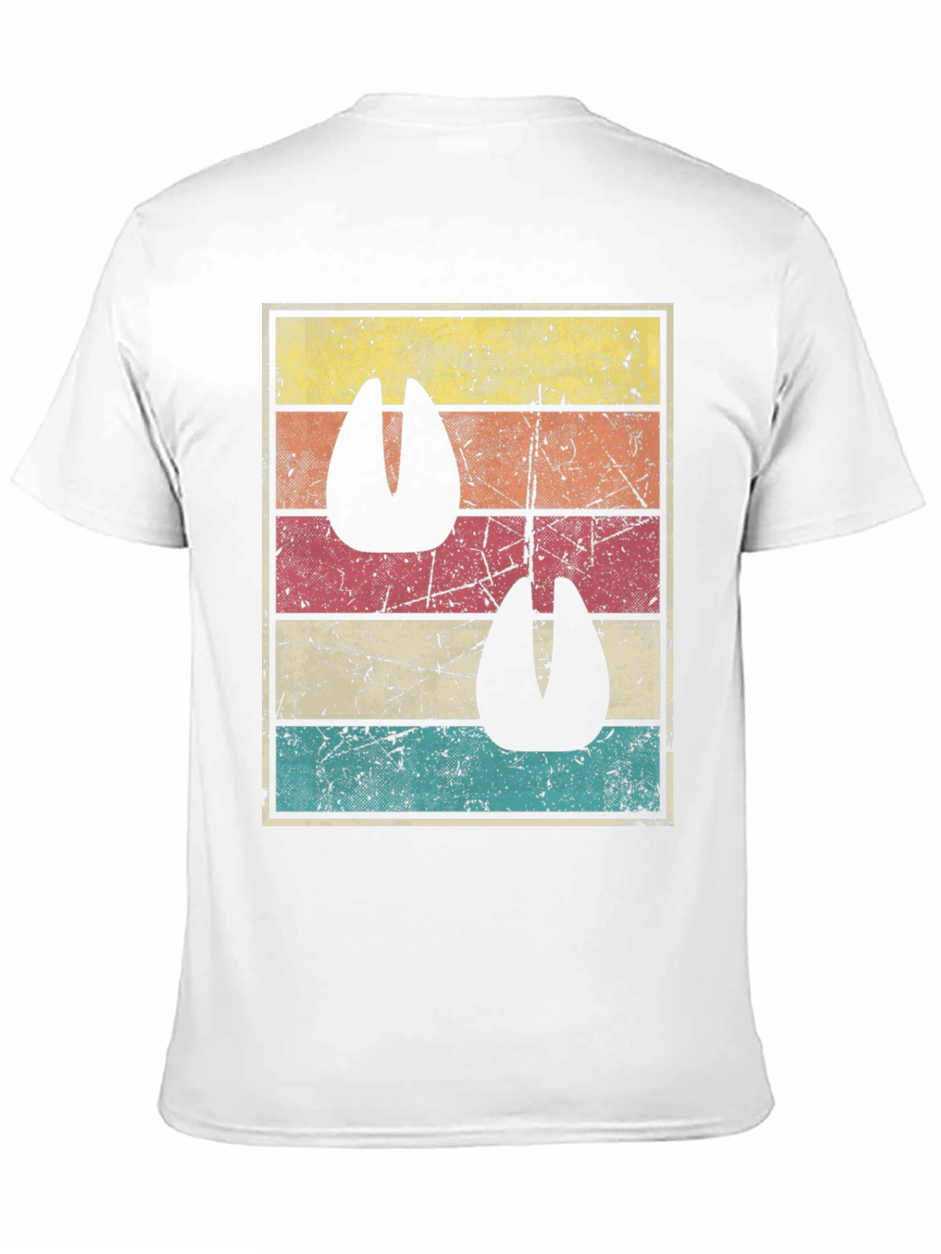 Retro Animal Tracks Graphic T-Shirt