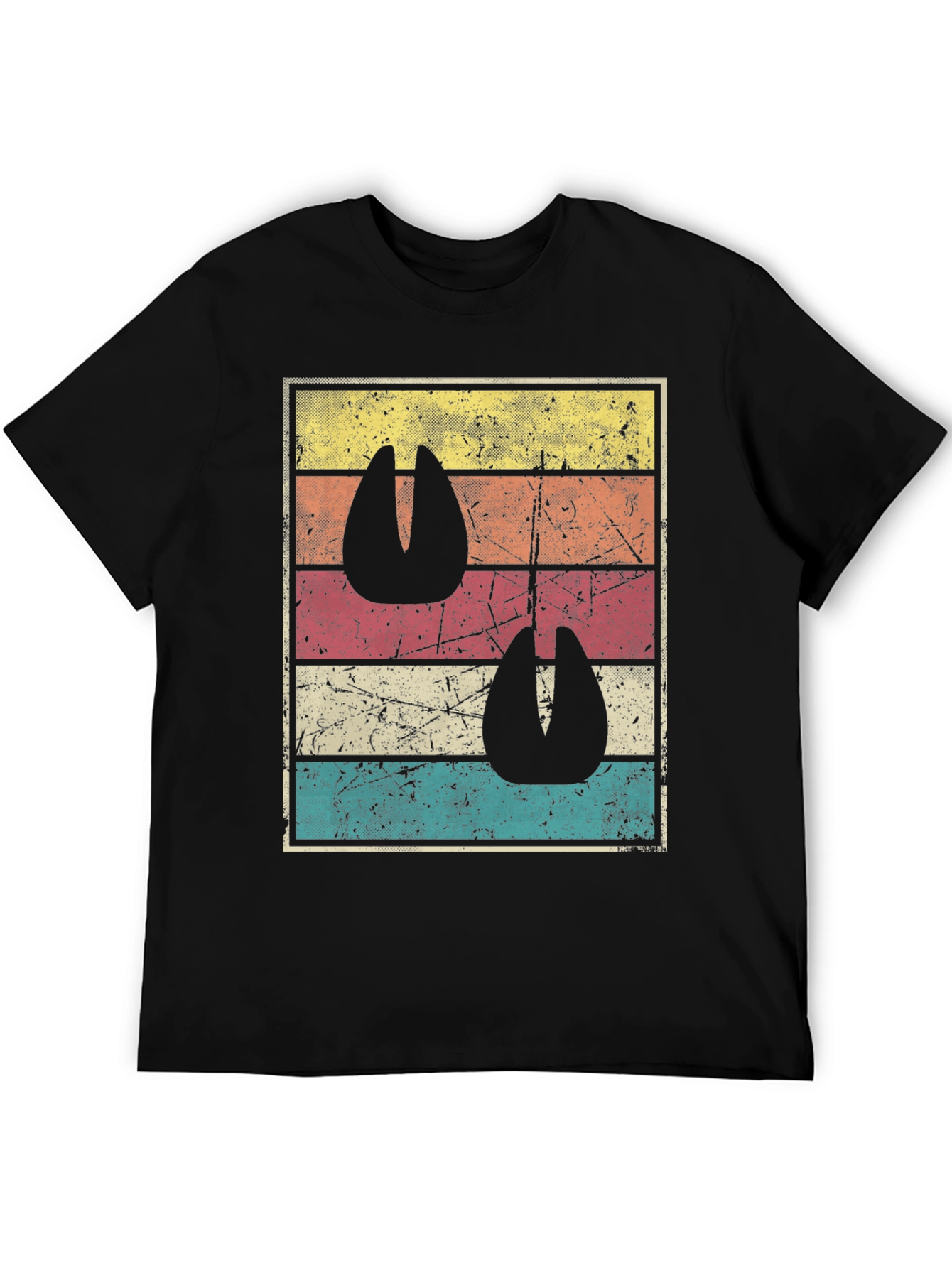 Retro Animal Tracks Graphic T-Shirt