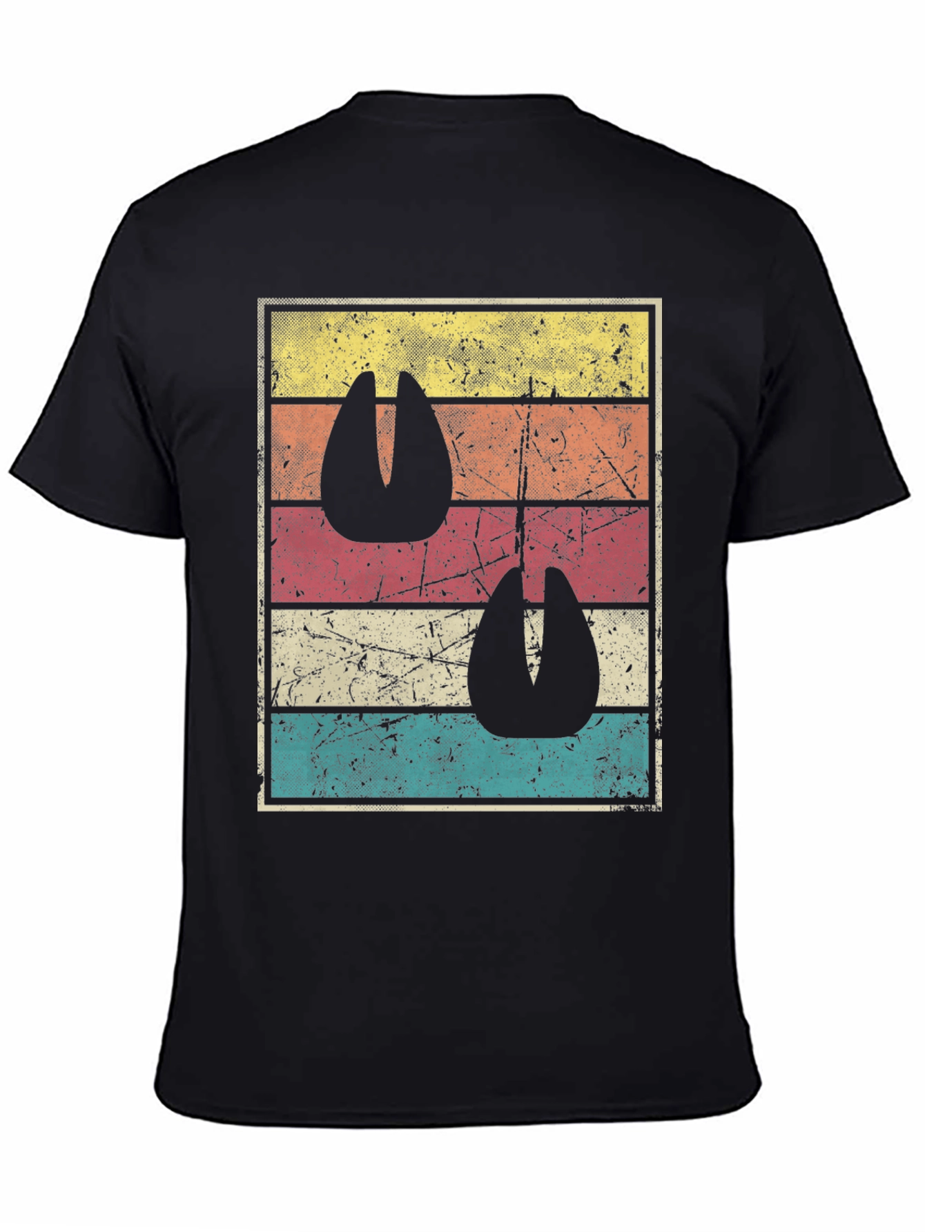 Retro Animal Tracks Graphic T-Shirt