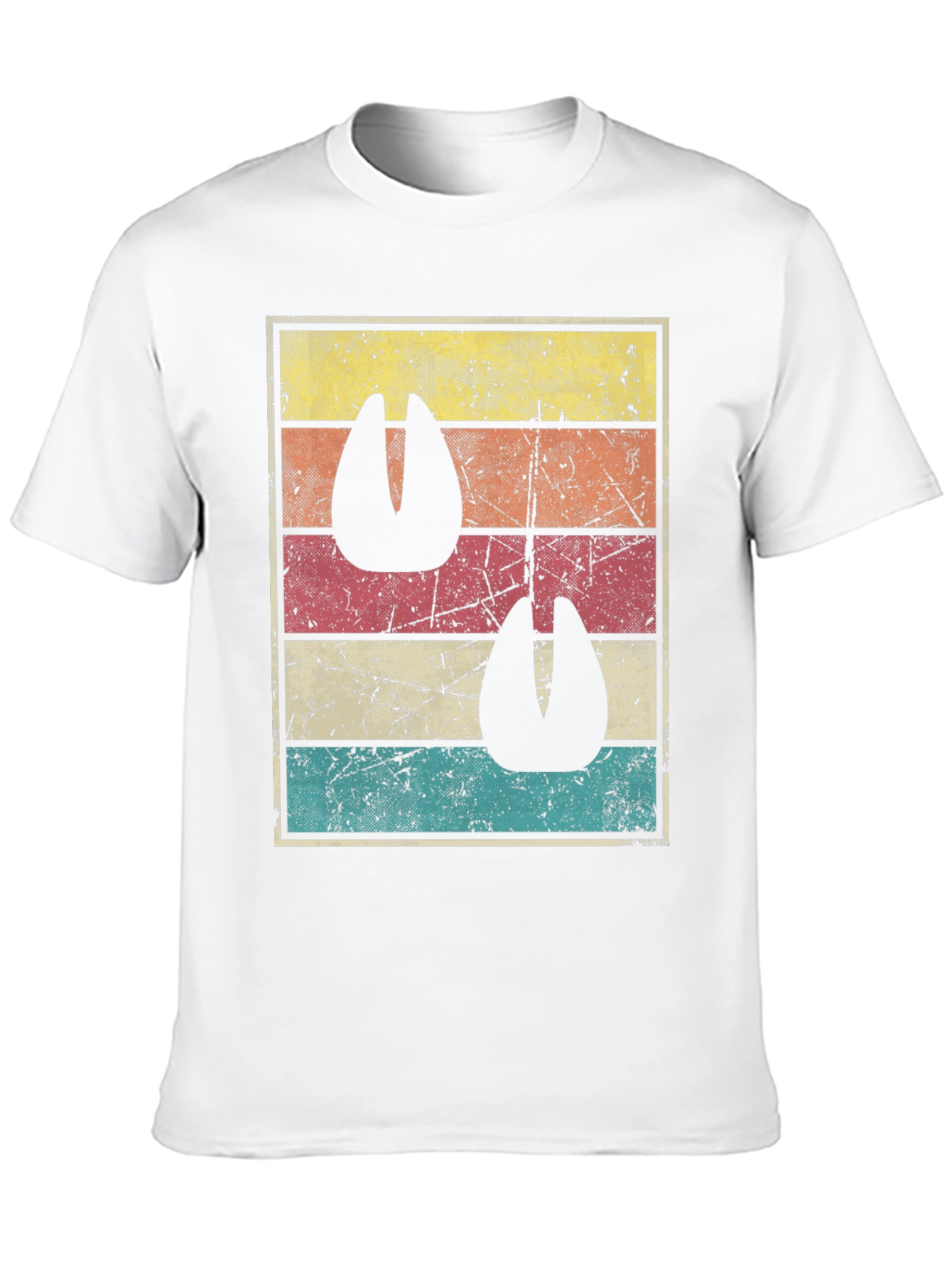 Retro Animal Tracks Graphic T-Shirt