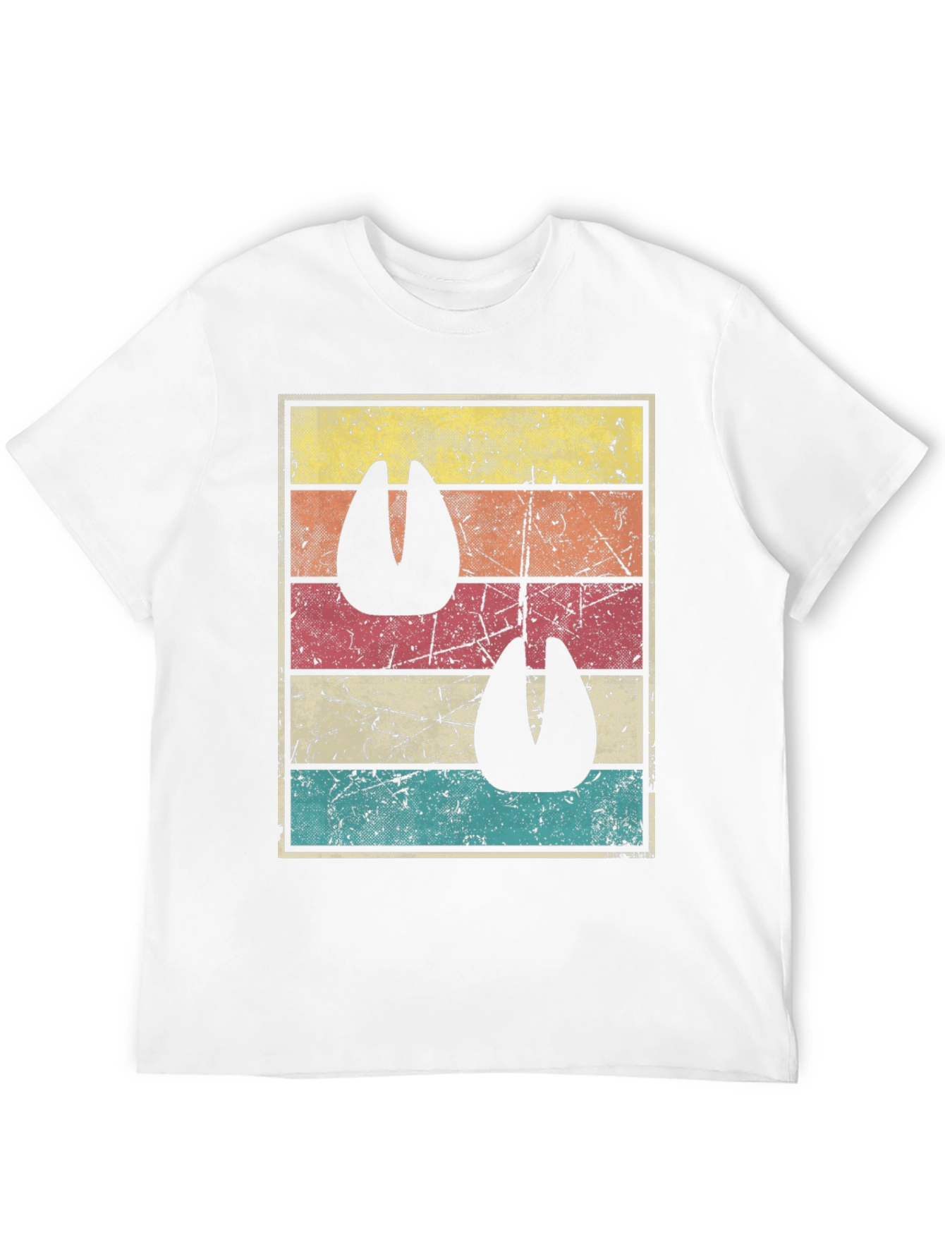 Retro Animal Tracks Graphic T-Shirt