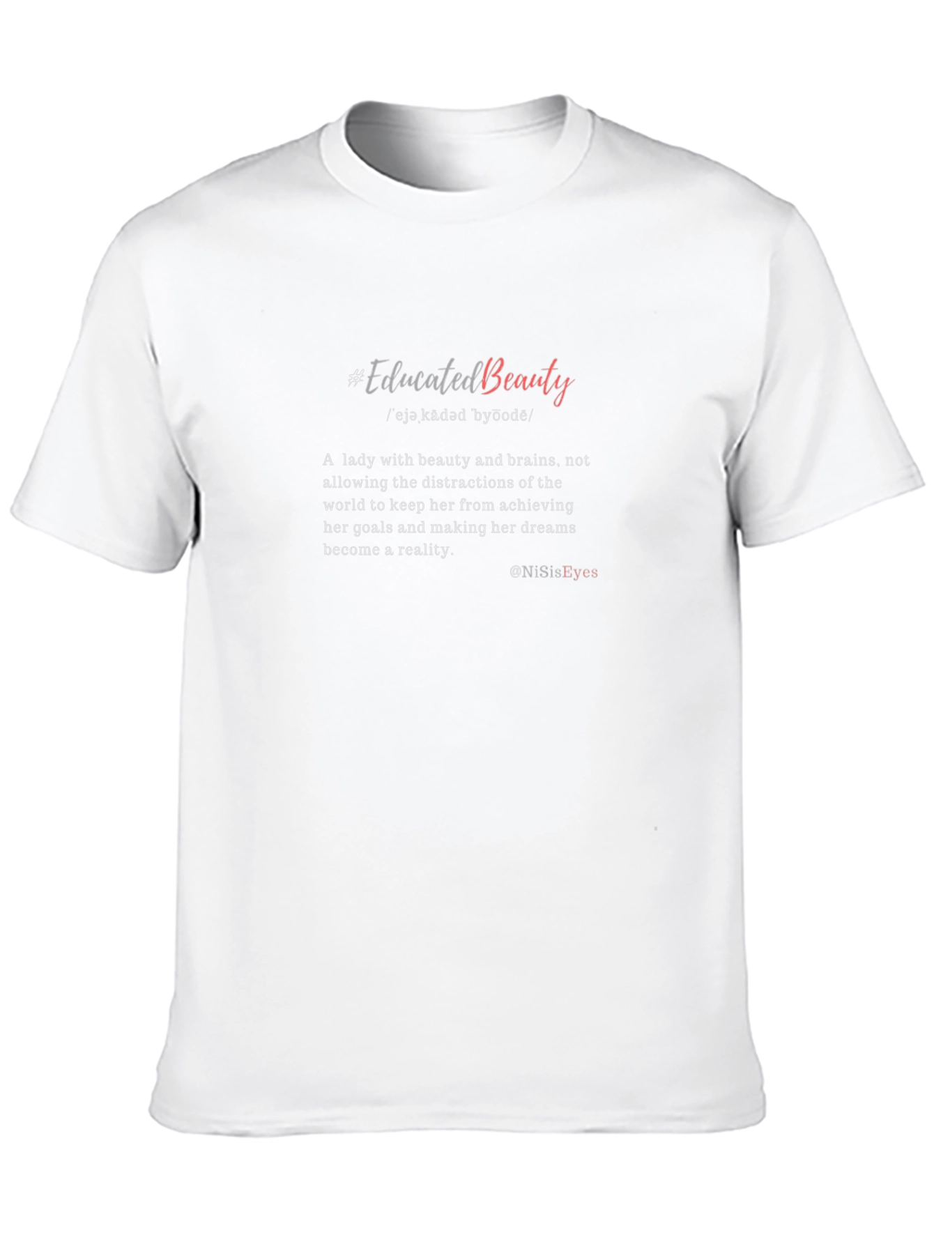 Educated Beauty Graphic T-Shirt - Black