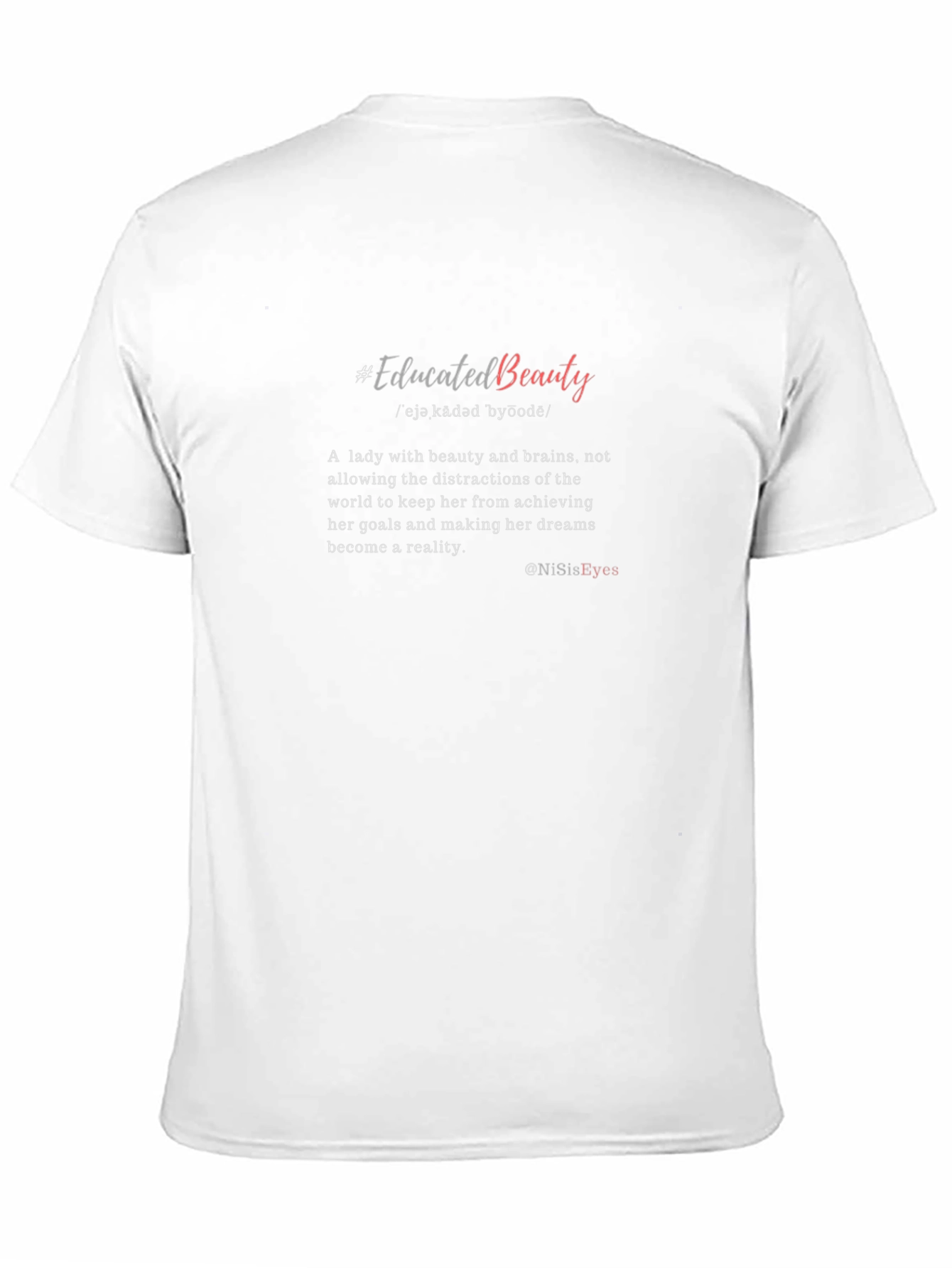 Educated Beauty Graphic T-Shirt - Black