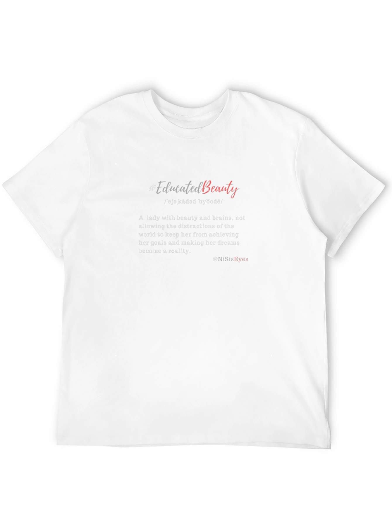 Educated Beauty Graphic T-Shirt - Black