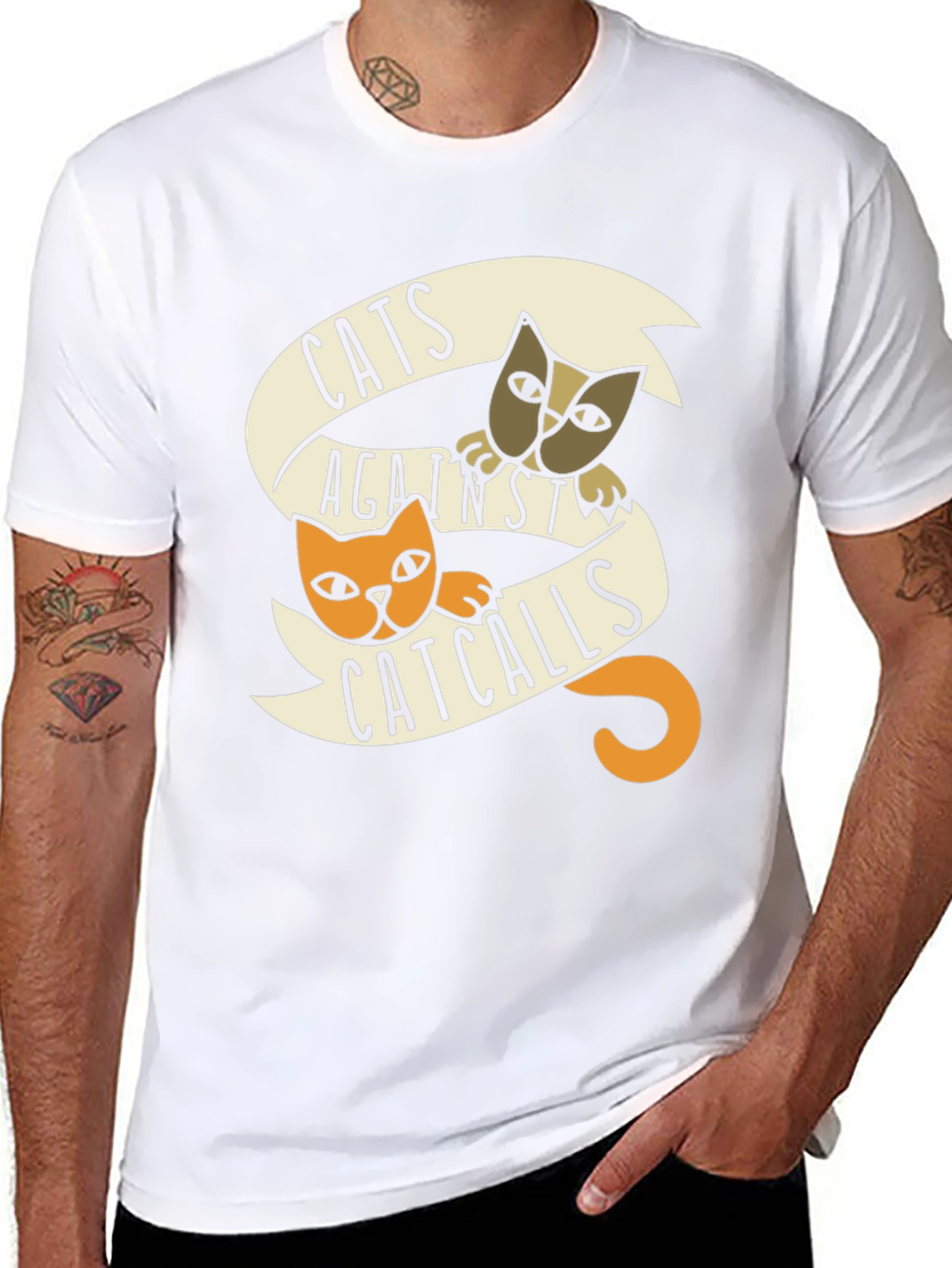 Cats Against Catcalls Graphic Tee