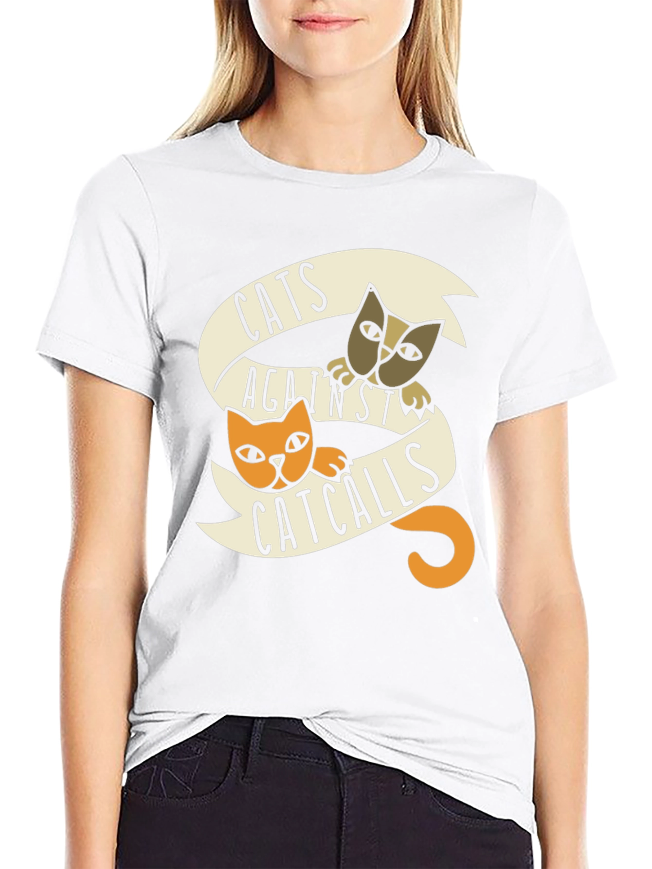 Cats Against Catcalls Graphic Tee