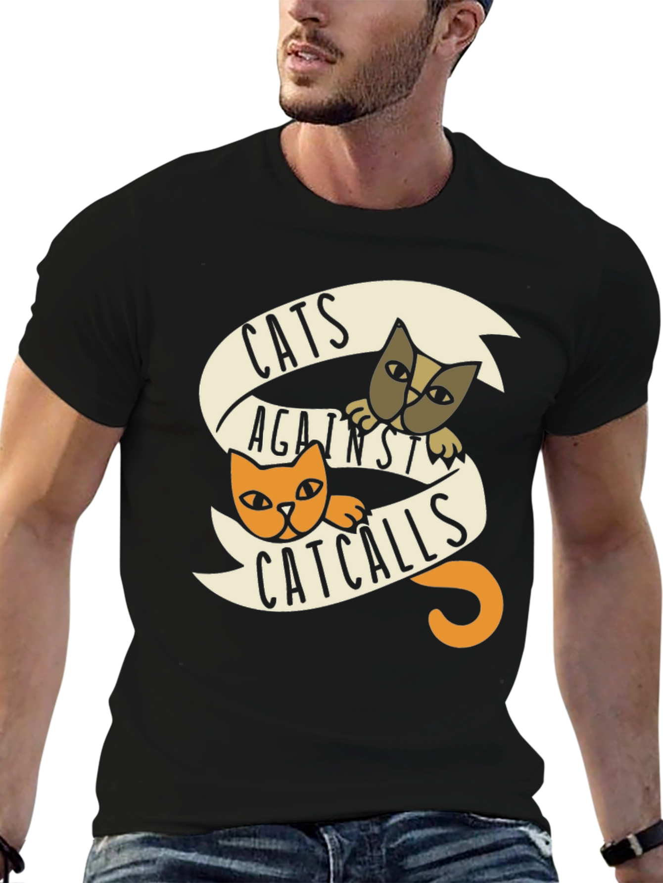 Cats Against Catcalls Graphic Tee