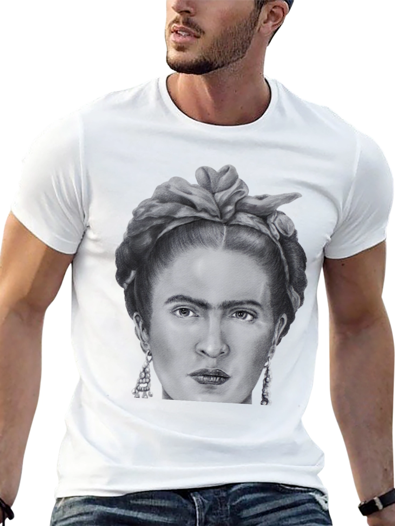 Frida Kahlo Graphic Tee - Black Unisex T-Shirt